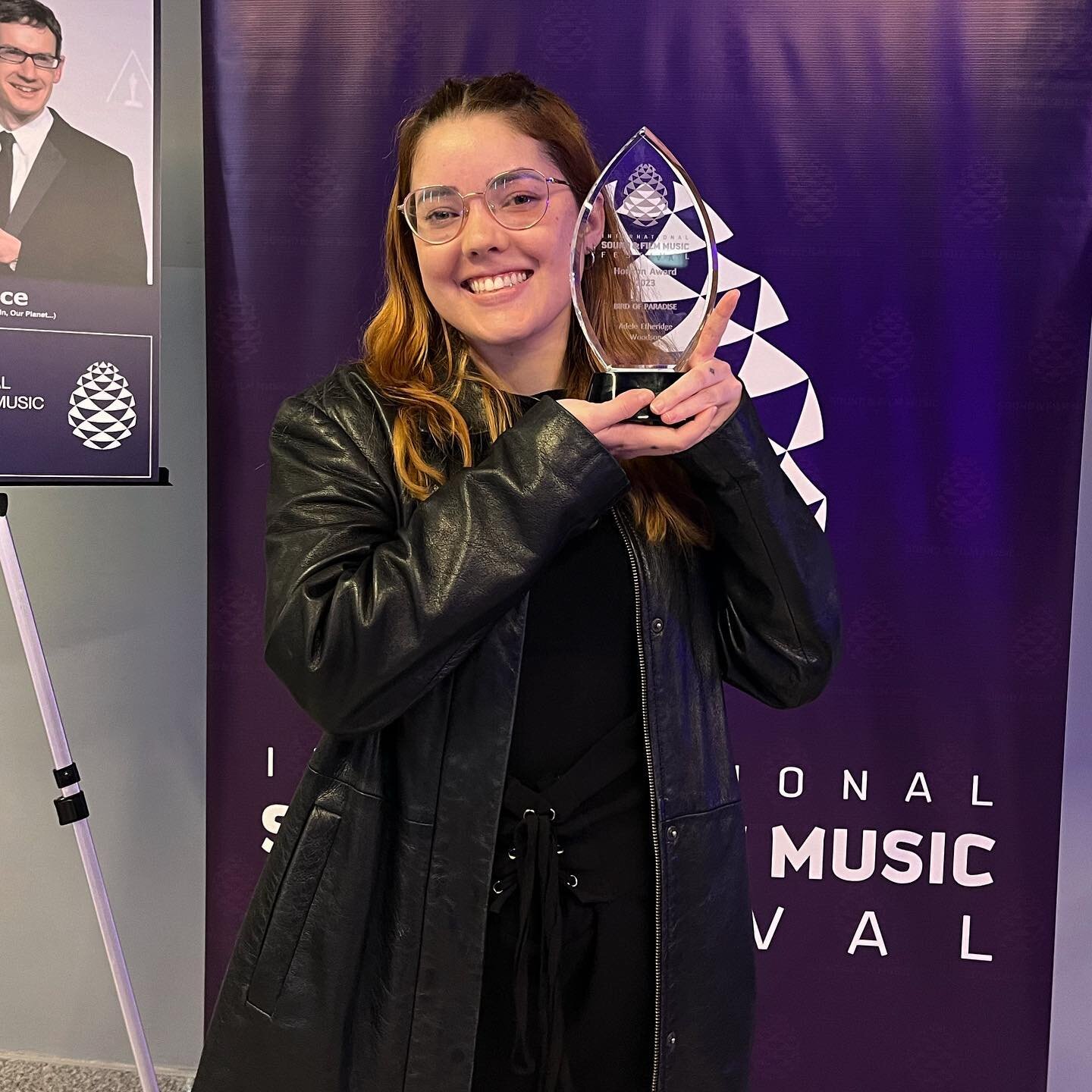 so so honored to have received the 2023 horizon award from the international sound and film music festival for my score for @birdofparadise_film 🤍 I am overwhelmed with gratitude!! 

a special thanks to my director @andybraeuer - my mixer @mrkieranb