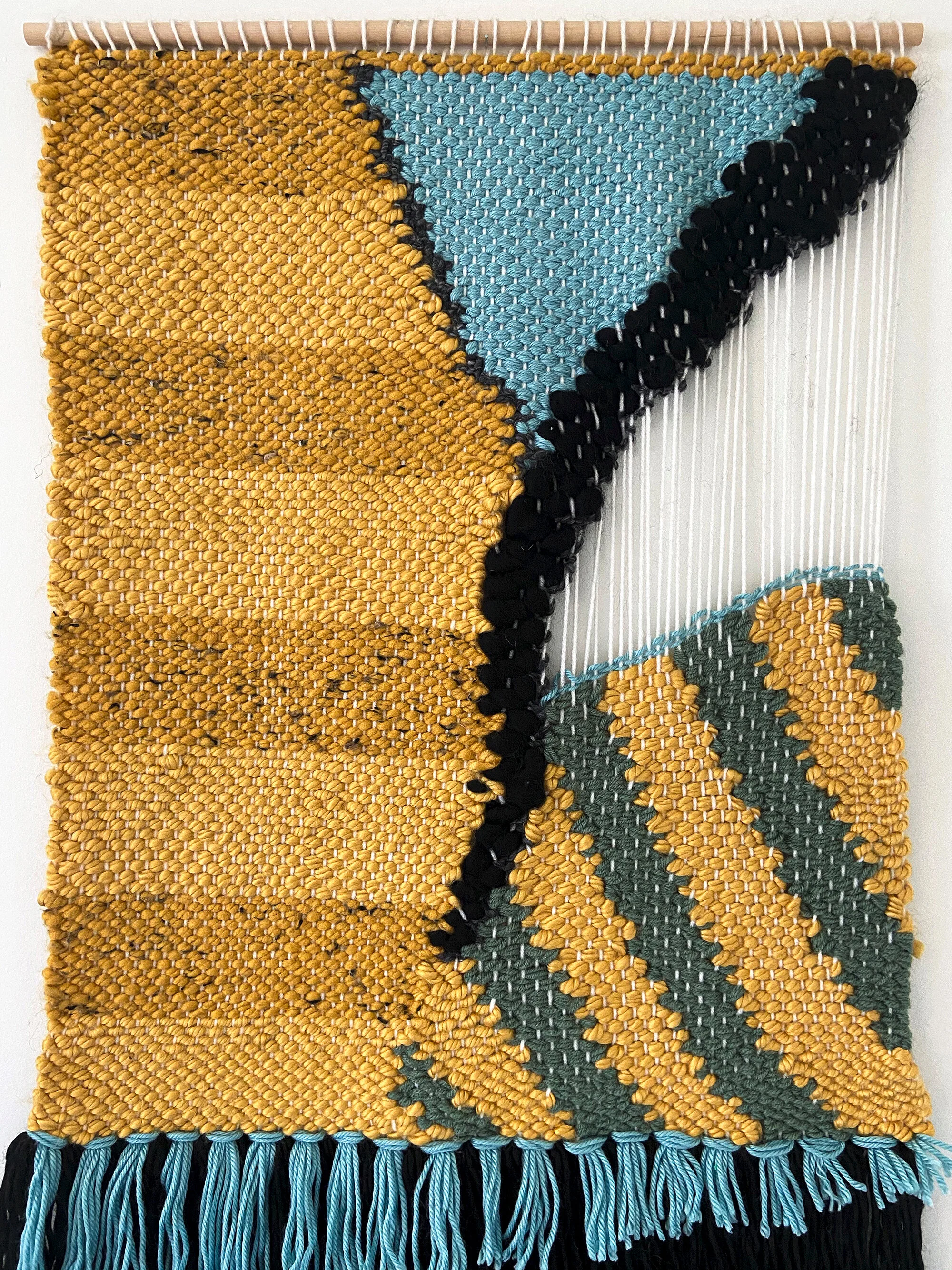 Large Yellow Black Blue Tapestry Closeup 1.jpg