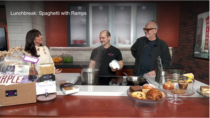 PURPLE PIG ON WGN-TV