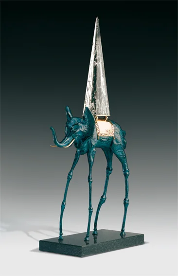 Space Elephant Bronze 94cm(H) 1980