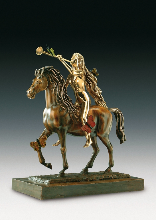 Lady Godiva with Butterflies Bronze 51cm(H) 1984