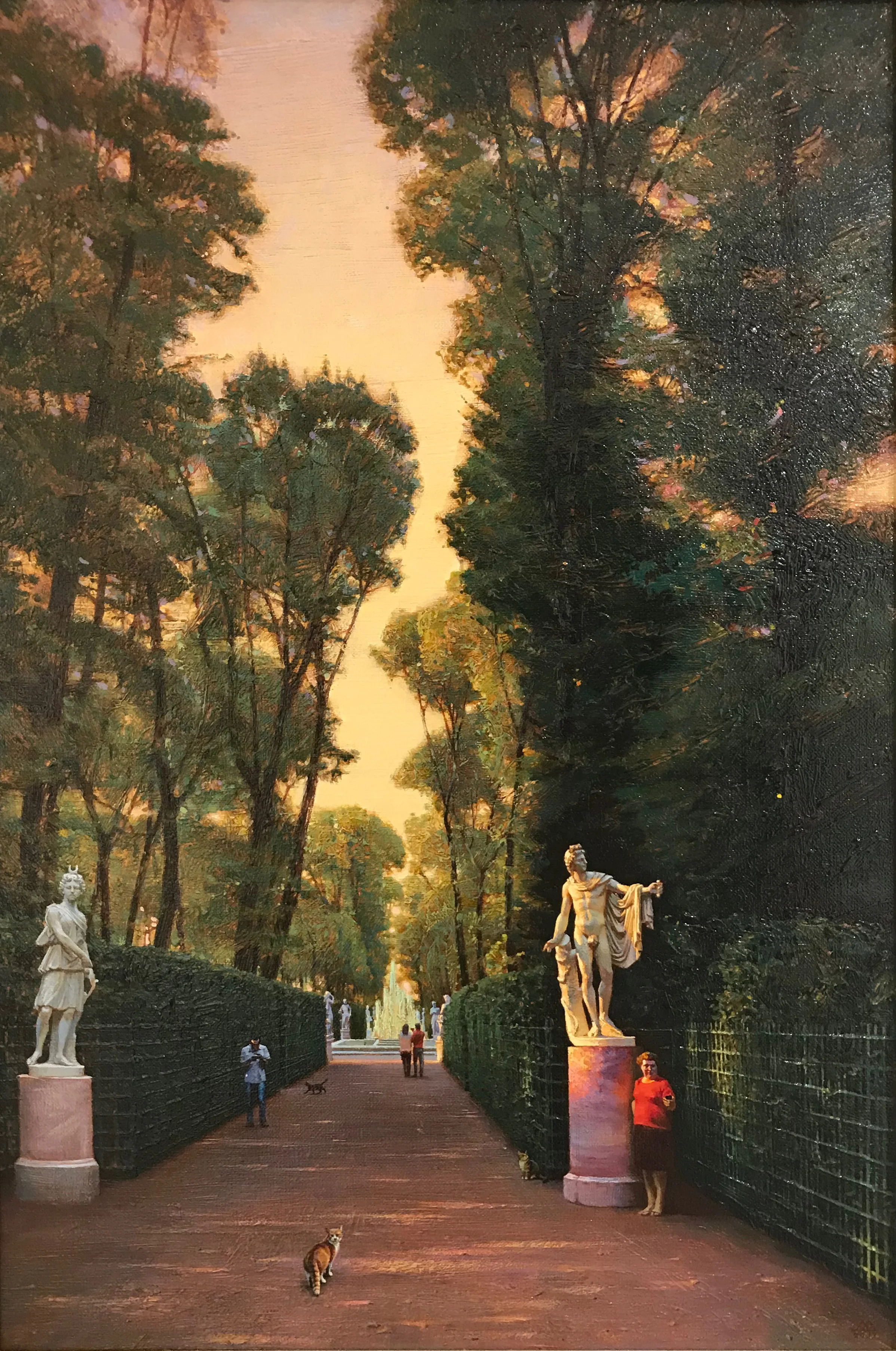  Shady Alleys  Egg Tempera on Canvas  60 x 40 cm  2017   Artwork Enquiry  