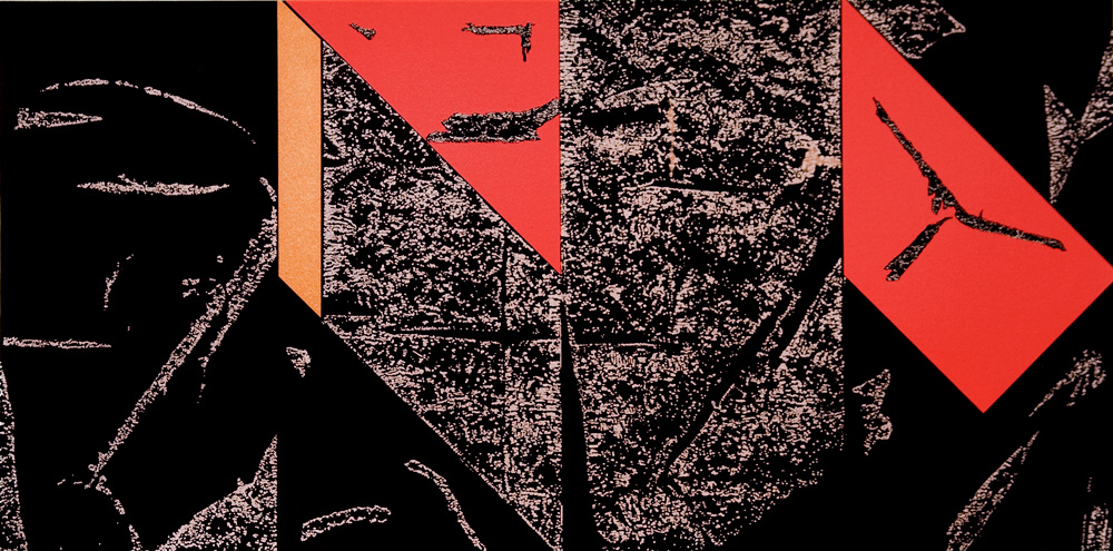 Post-Orientation (8) Silkscreen 30 x 60 cm 2002