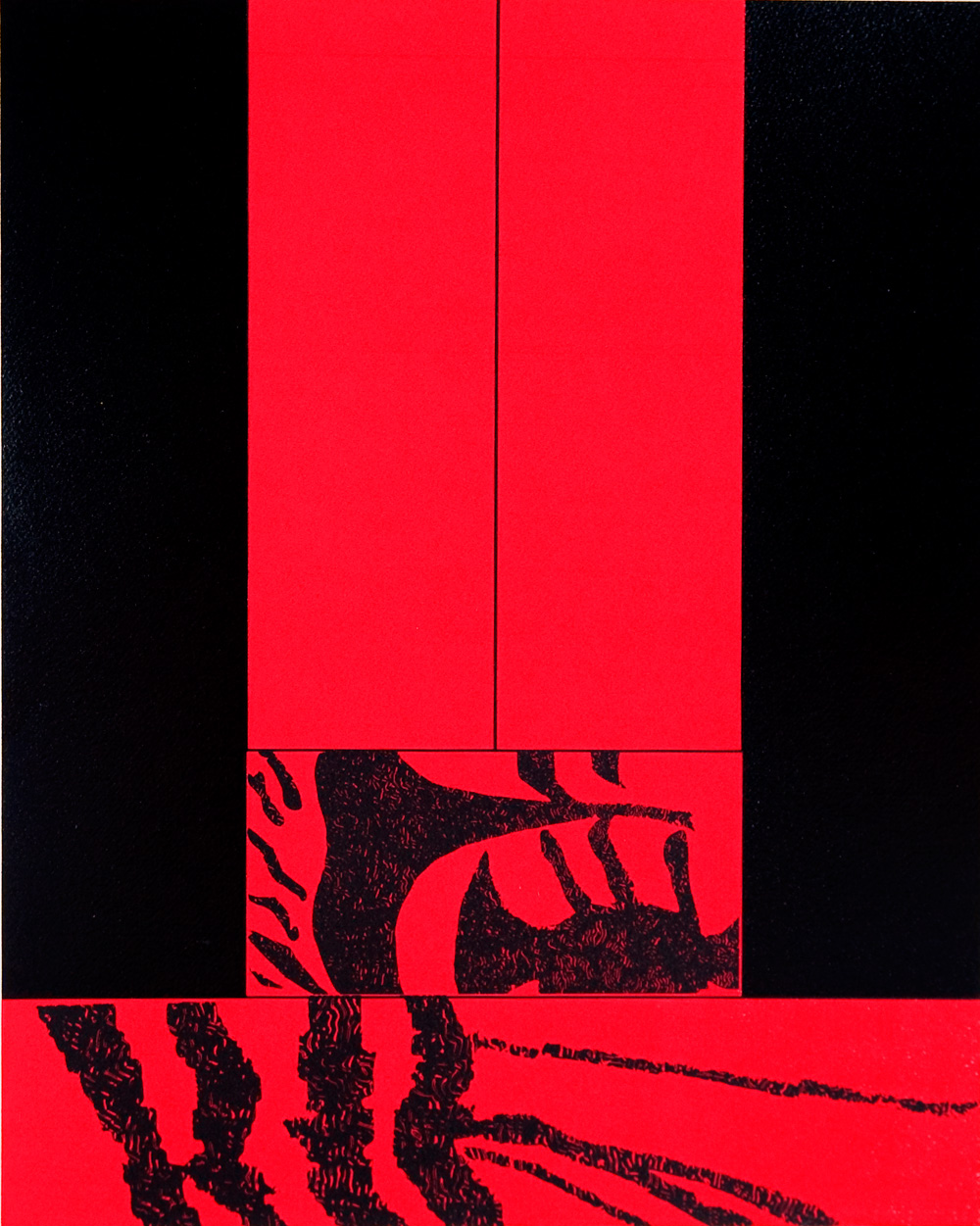  Post-Orientation (10)  Silkscreen  50 x 40 cm  2002 