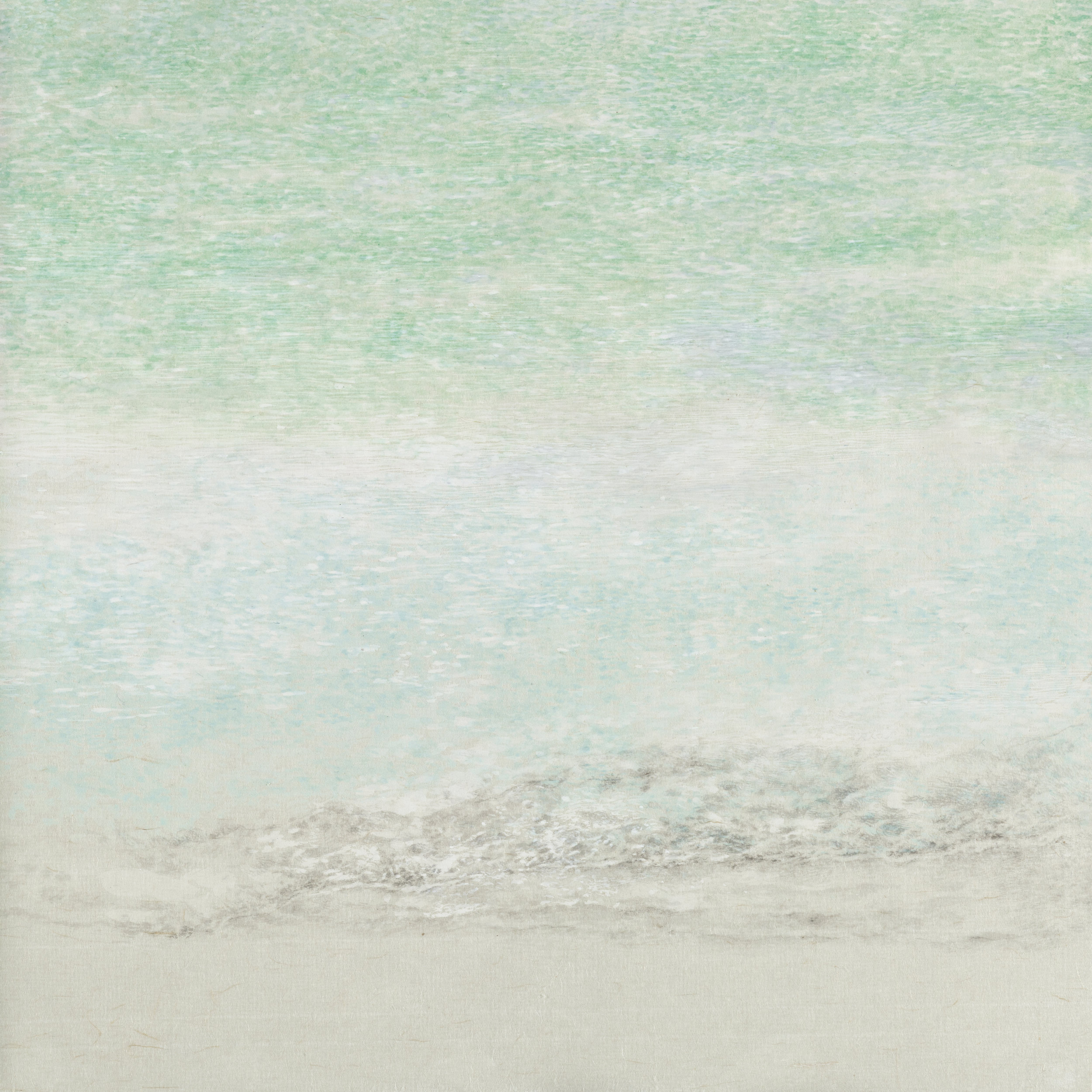 Seashore Ink and Colour on Paper 30 x 30 cm 2019 Artwork Enquiry