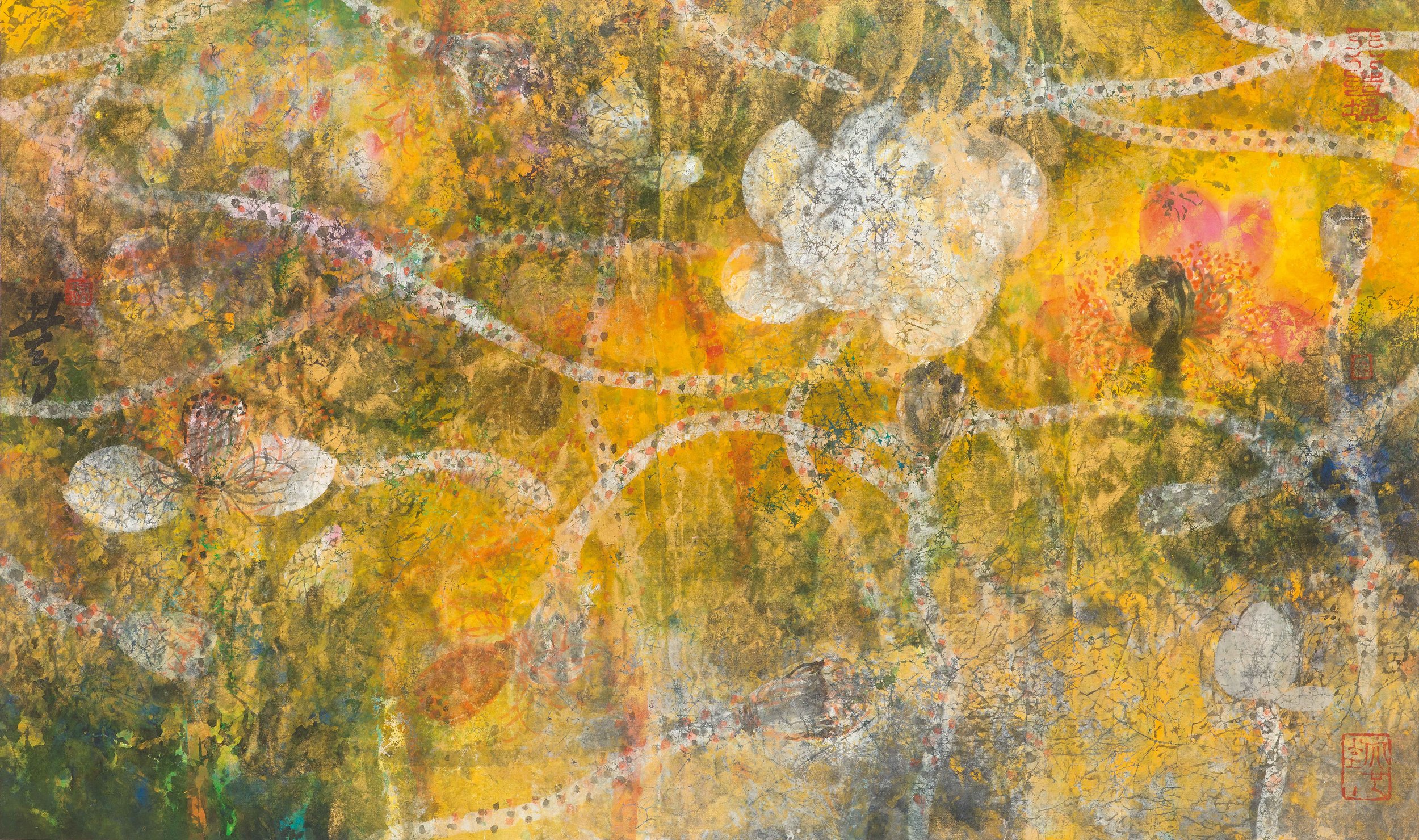 Hearing Ink and Colour on Paper 48 x 80cm 2012-2017 Artwork Enquiry