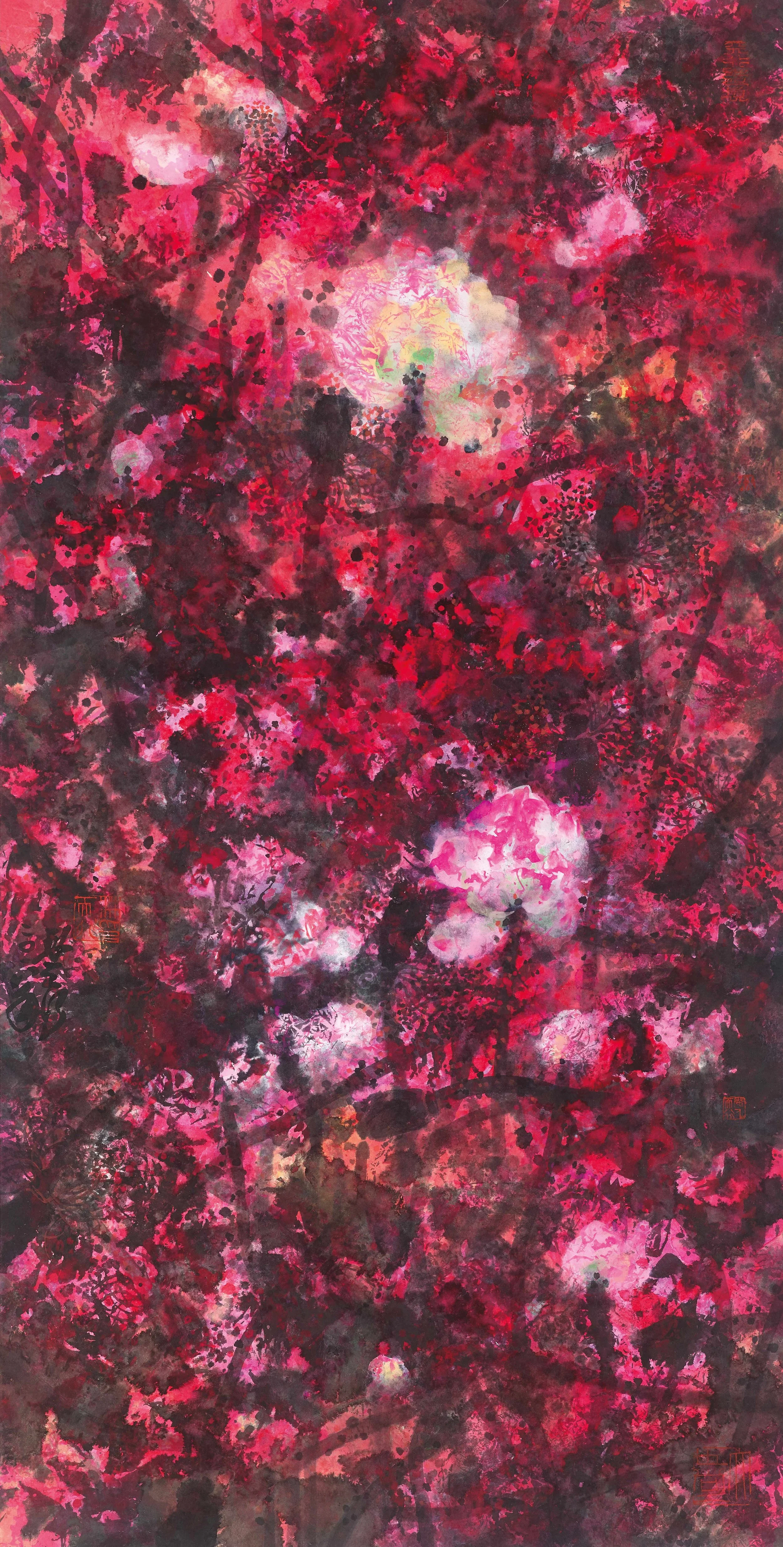 New Songs Ink and Colour on Paper 138 x 70 cm 2018 Artwork Enquiry