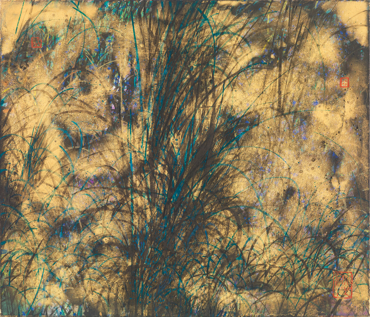 Calamus No. 7 Ink and Colour on Paper 45 x 53 cm 2019 Artwork Enquiry