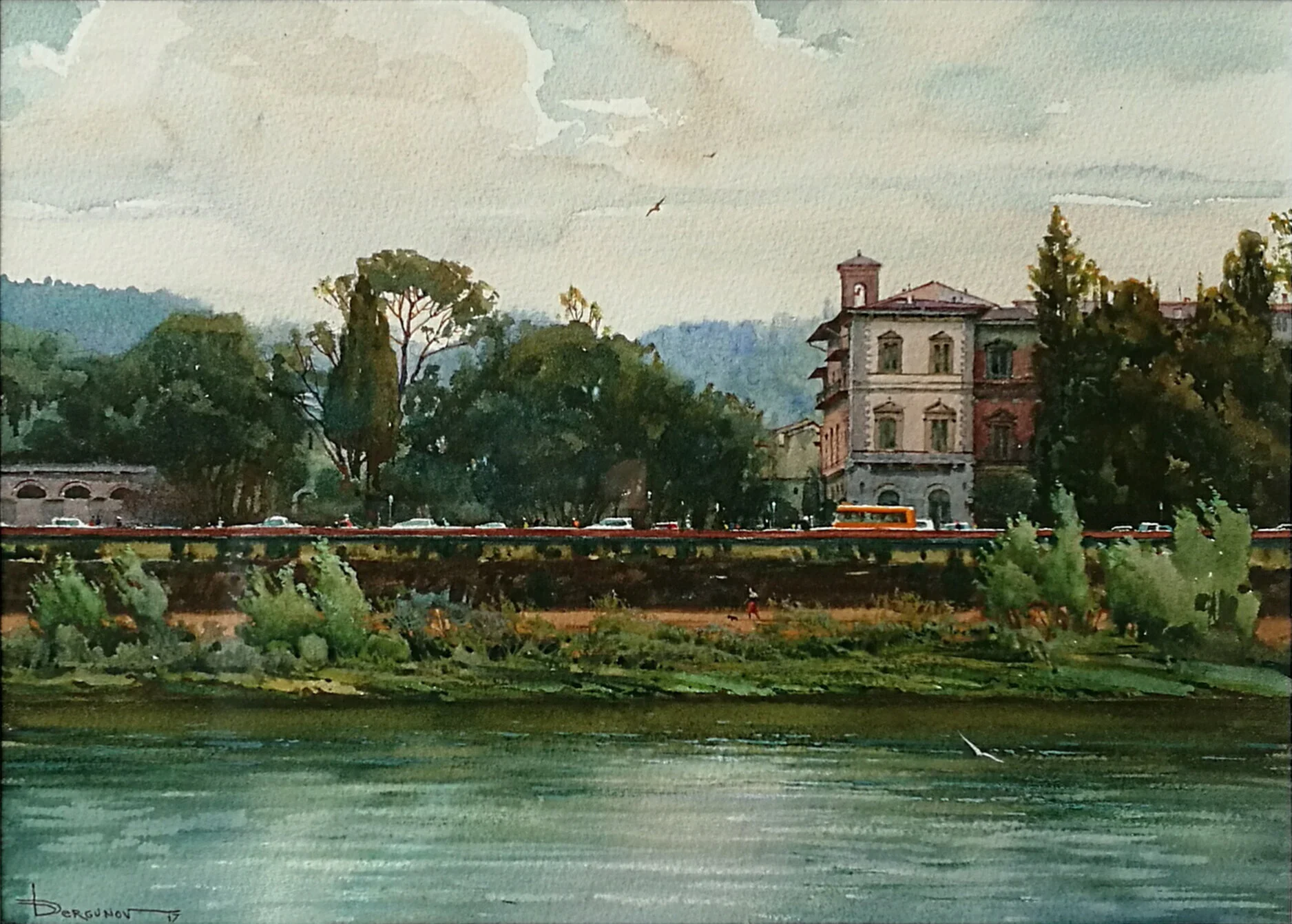 Arno Florence  Watercolour on Paper   25.3 x 35.3 cm   2017  Artwork Enquiry