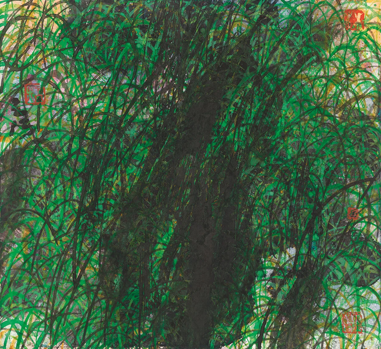  Carry  Ink and Colour on Paper   24 x 27 cm   2019 