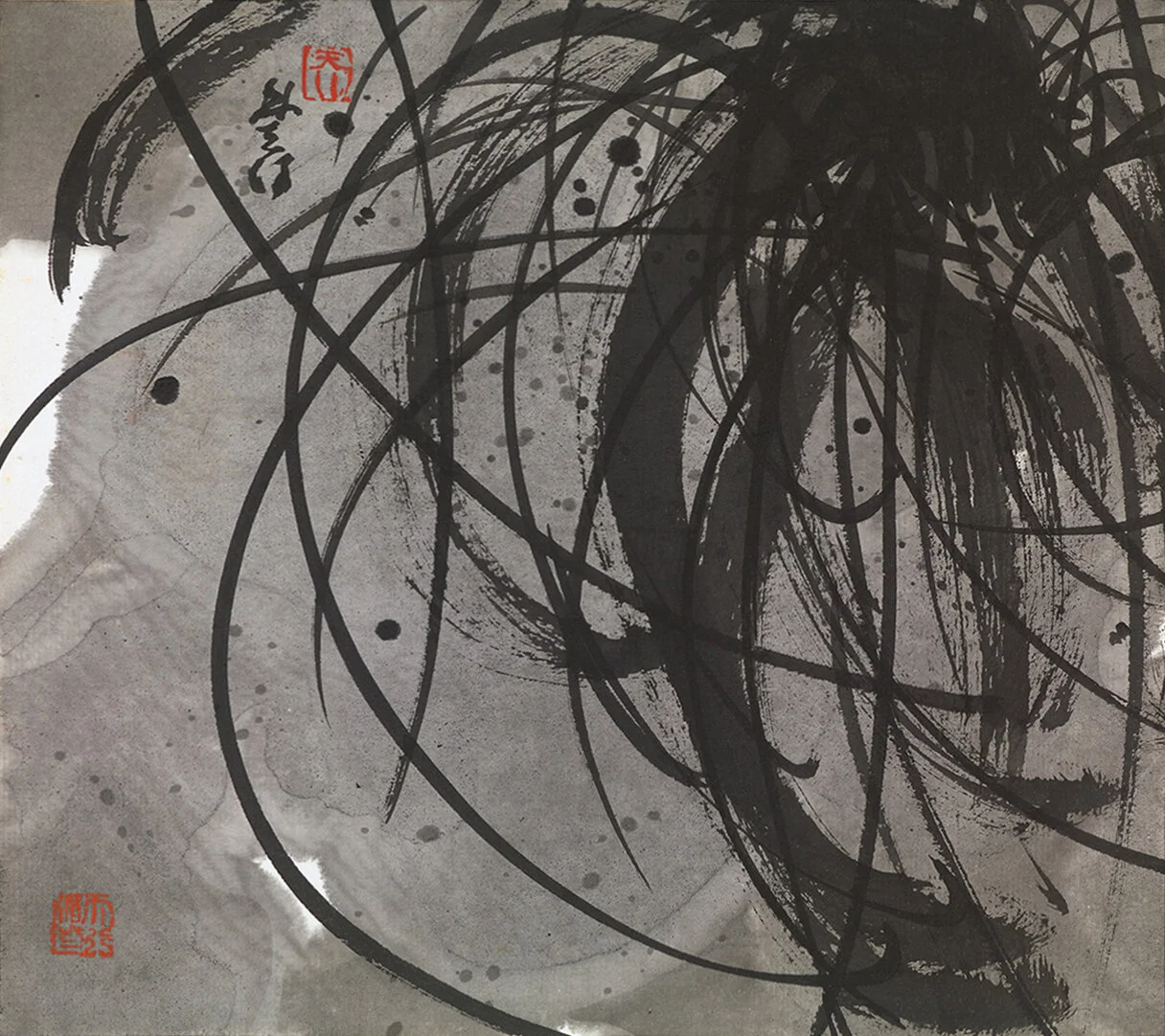  Chasm  Ink and Colour on Paper   24 x 27 cm   2019 