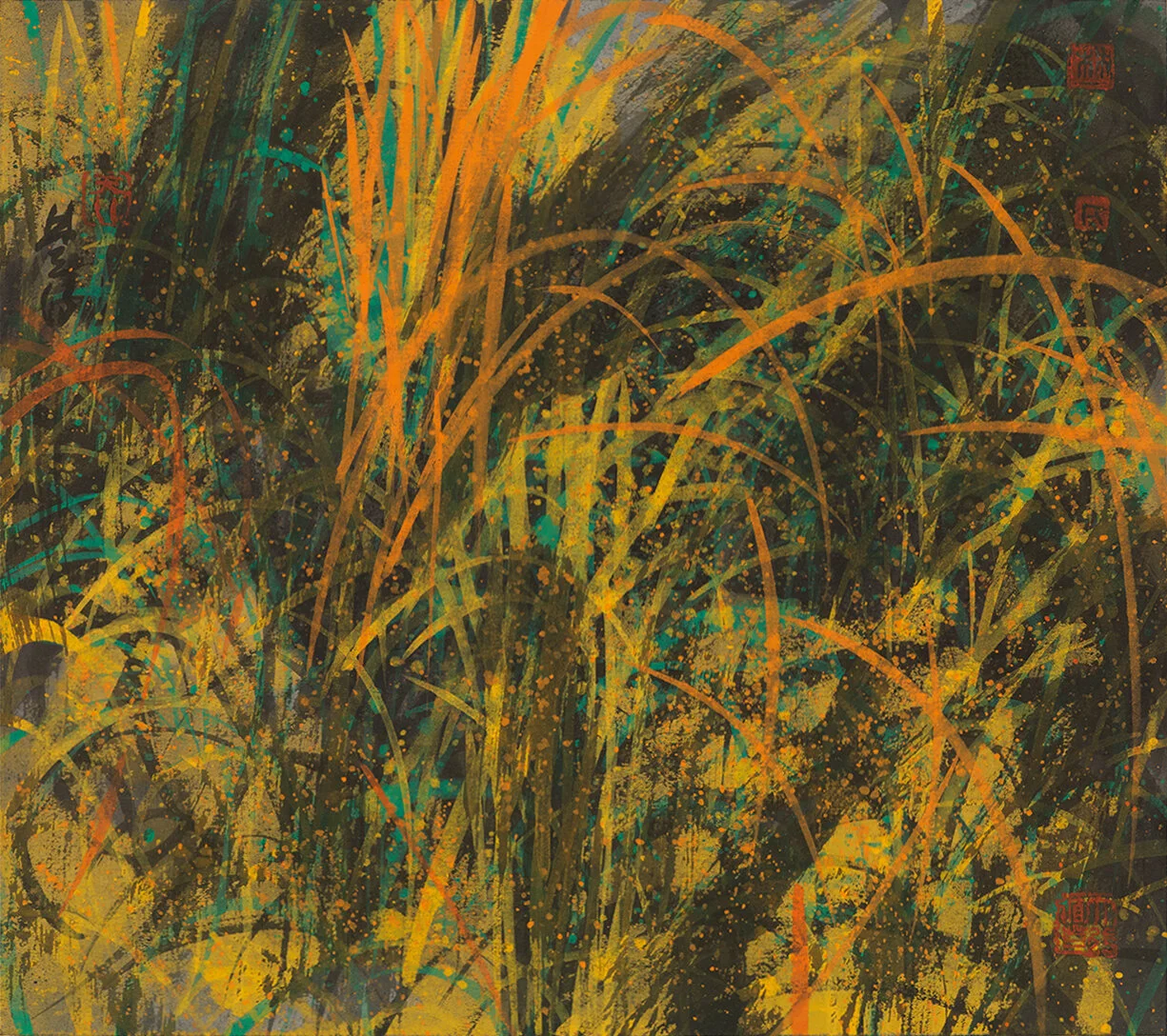  Autumn  Ink and Colour on Paper   24 x 27 cm   2019 