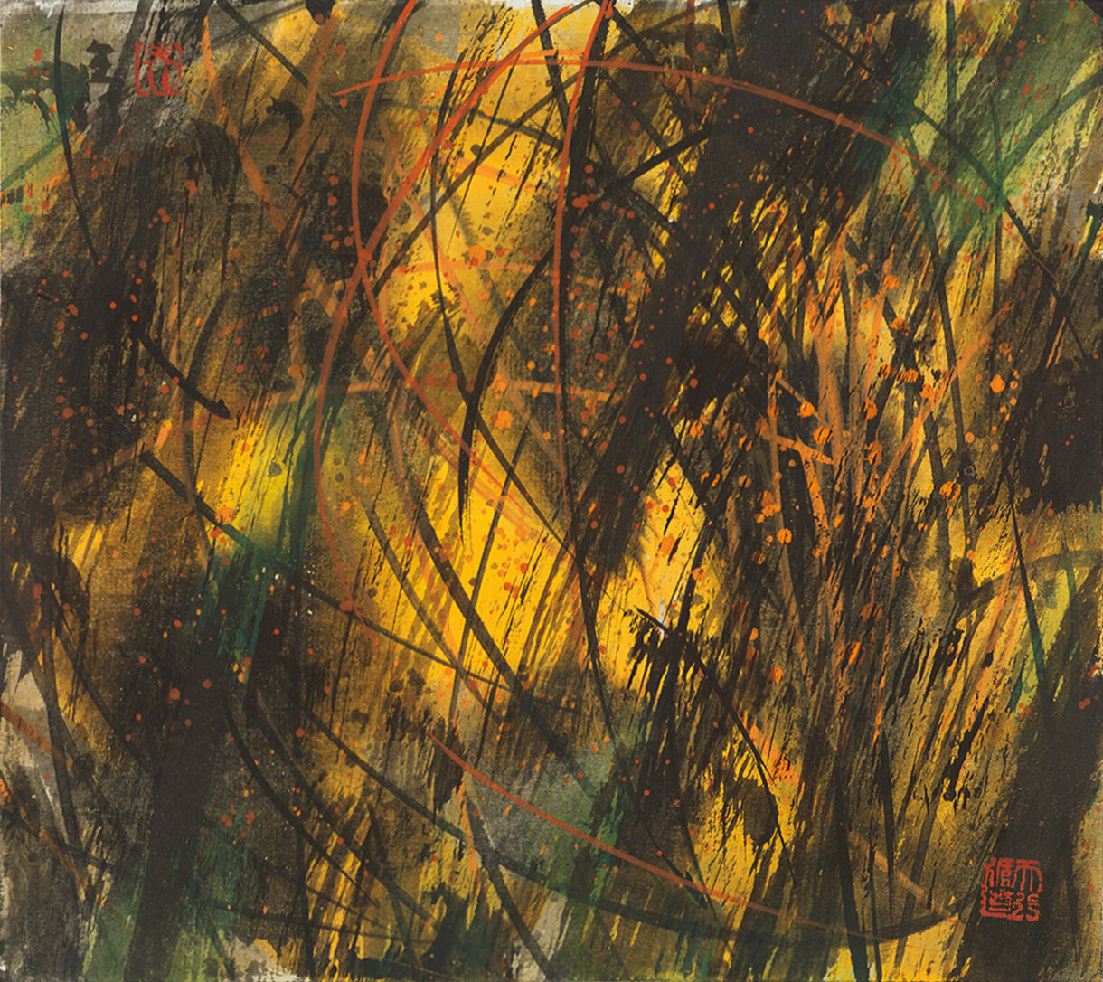 BreezeInk and Colour on Paper 24 x 27 cm 2019