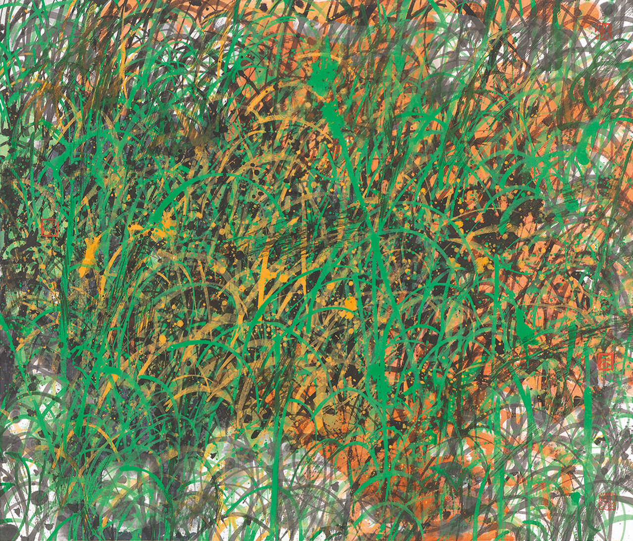 SunshineInk and Colour on Paper 45 x 53 cm 2019