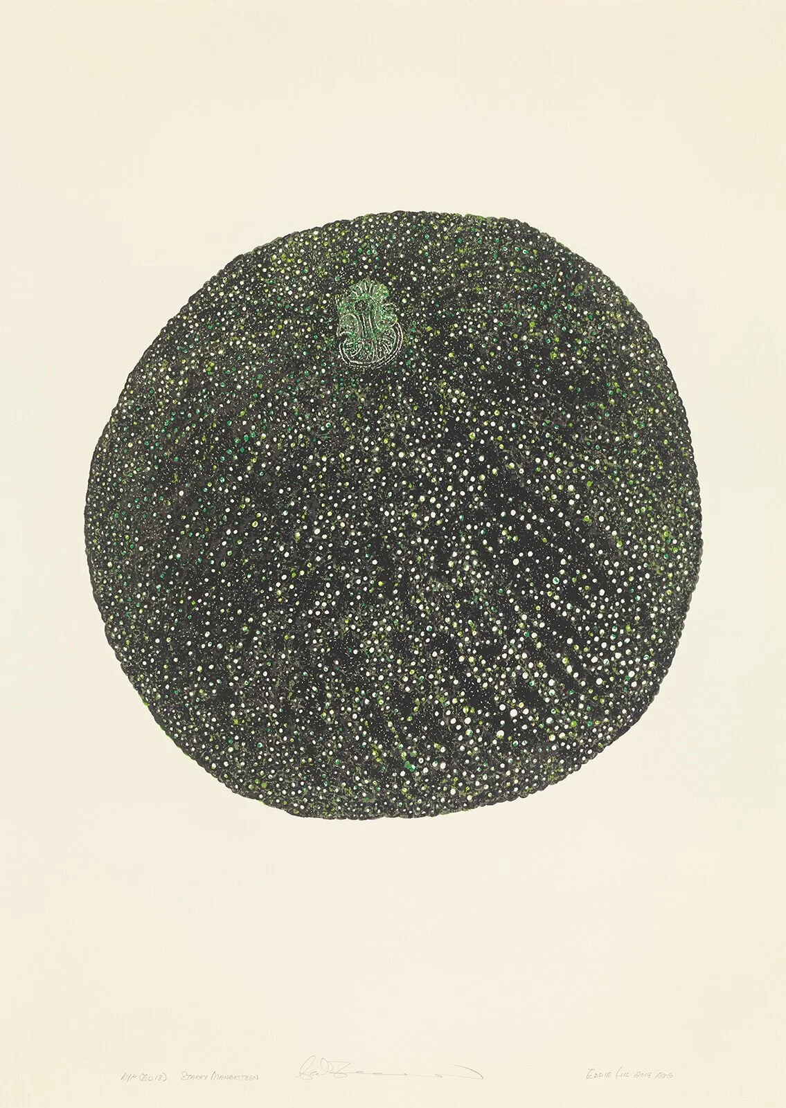 Starry Mangosteen Silkscreen 105.8 x 74.5 cm 2019 Edition of 18