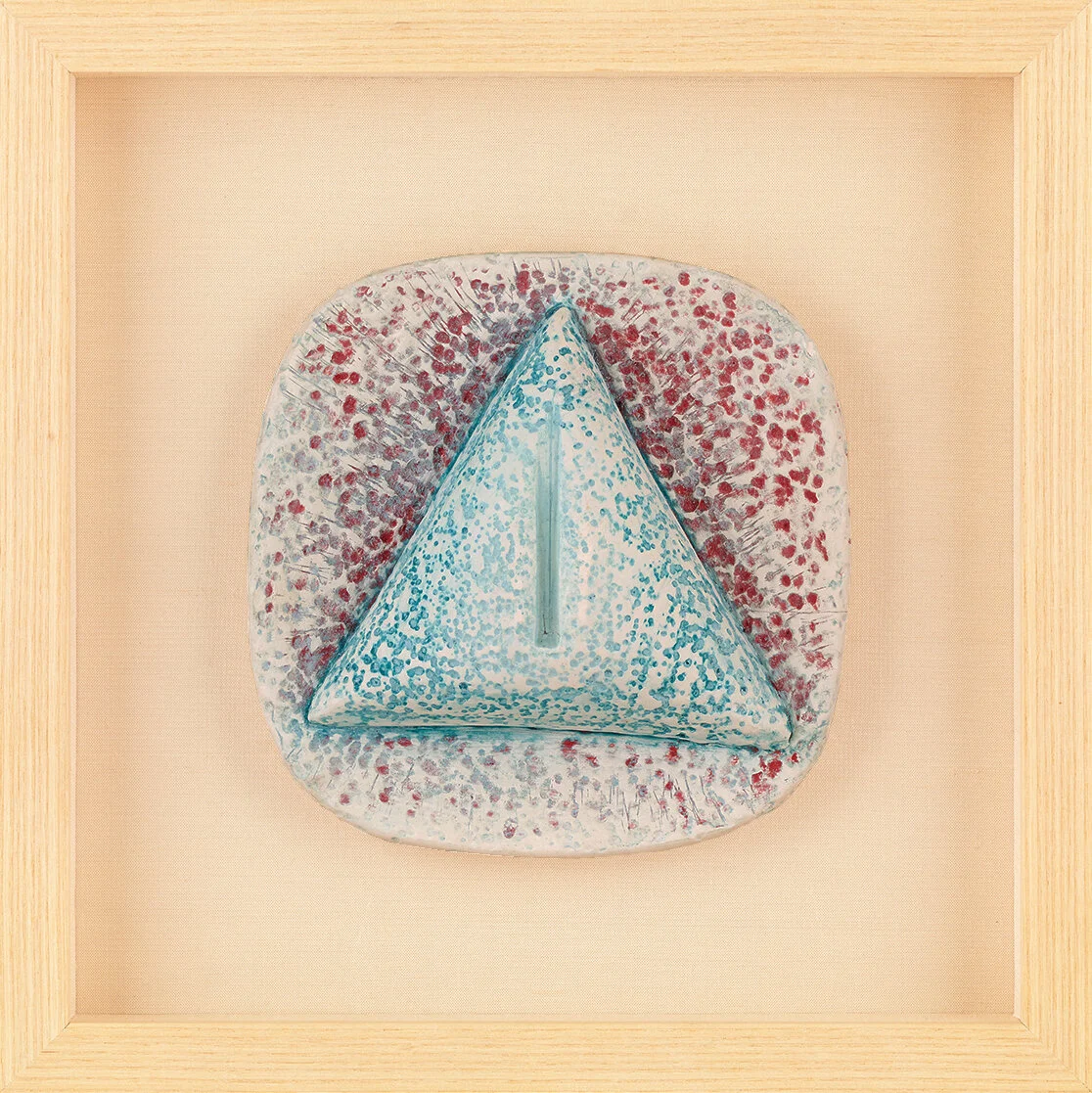Wall-mounted Series 1/15  Ceramic sculpture  25 x 25 x 5 cm   2016