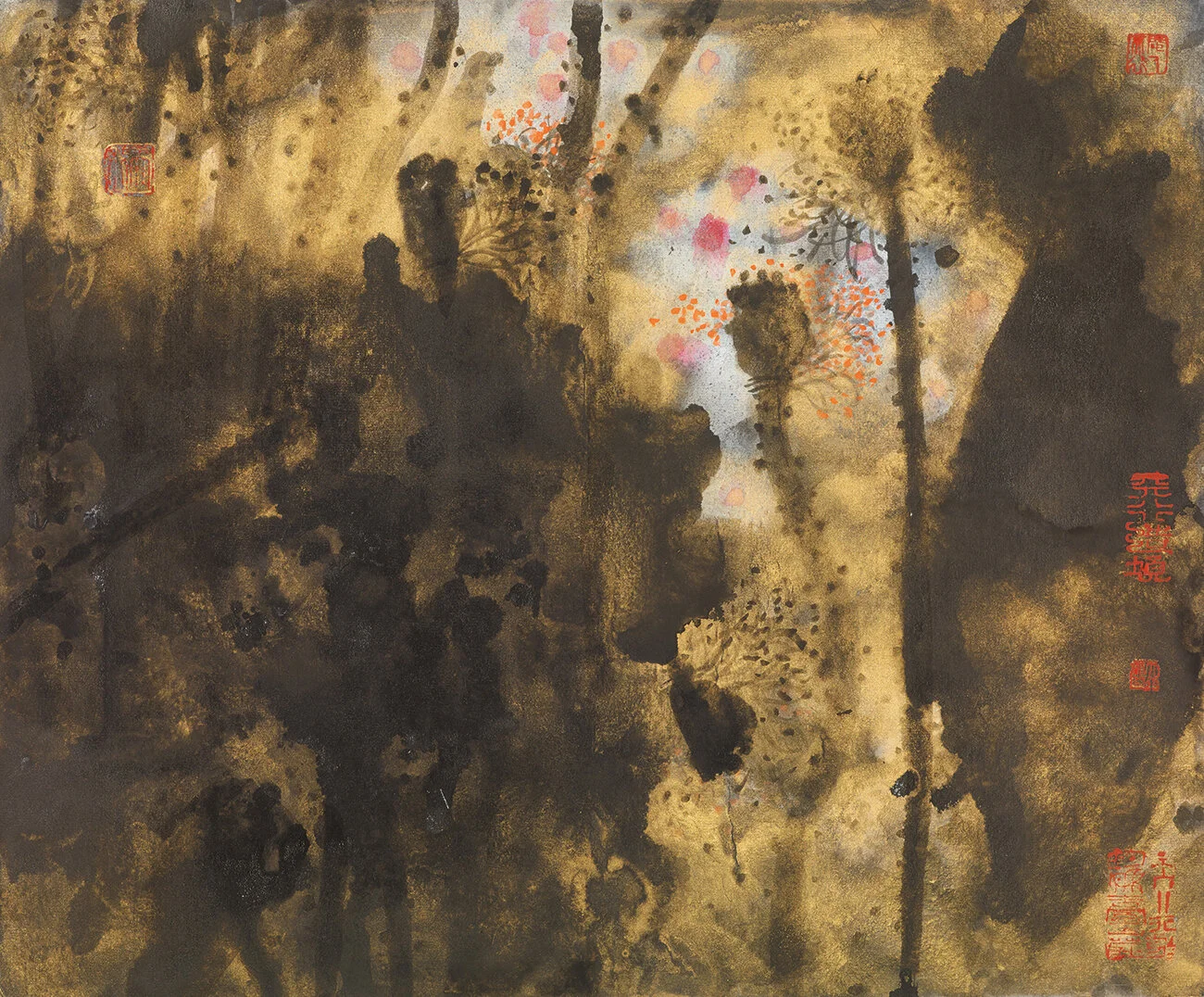  Luminosity  Ink and Colour on Paper   50 x 60 cm   2020 