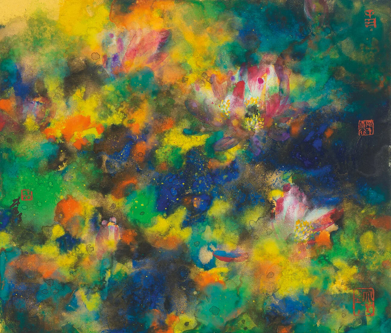  Paradise   Ink and Colour on Paper   45 x 53 cm   2021 