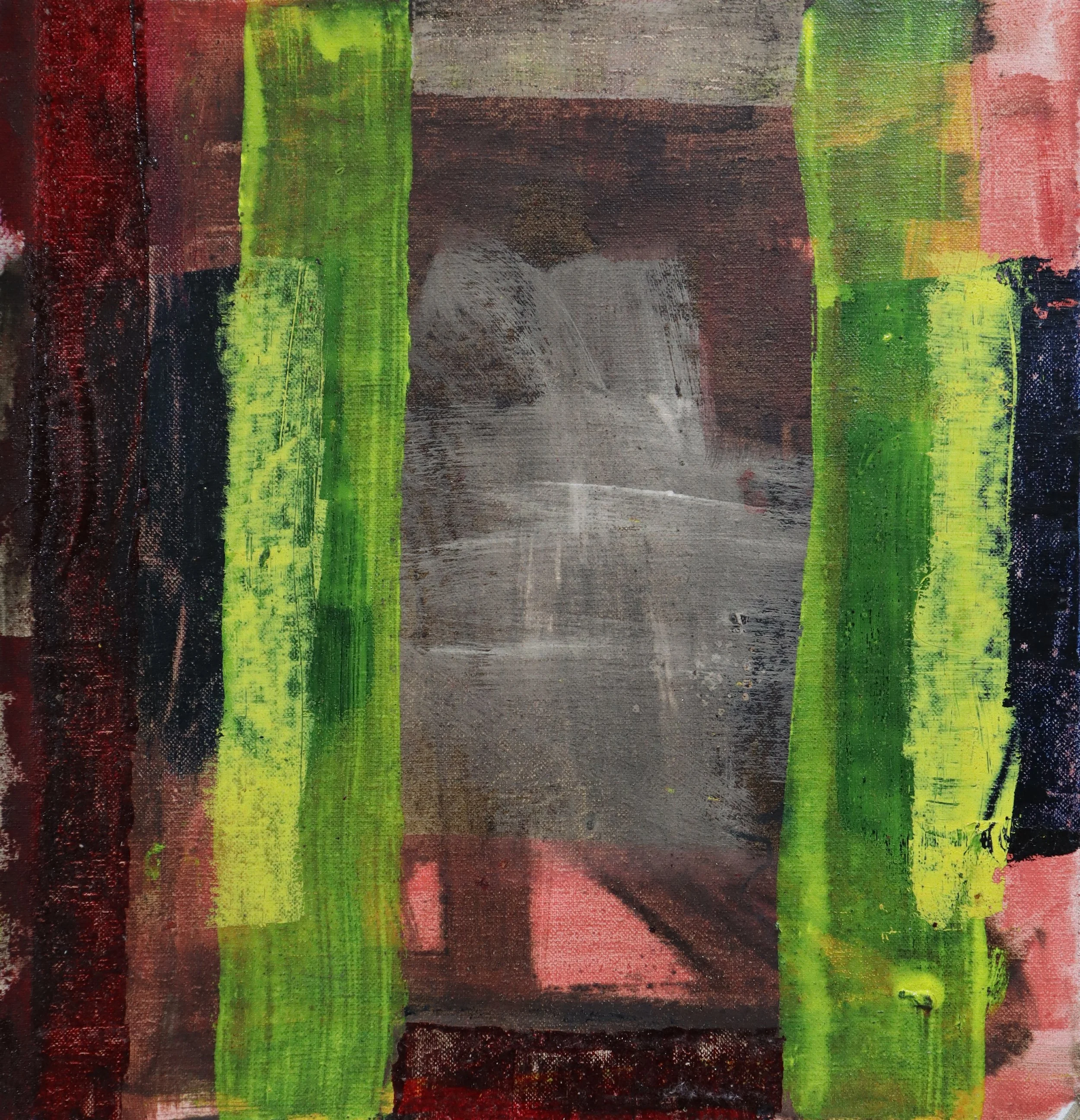 Semantic Construction-16 Mixed media on canvas 36 x 36 cm  2021   Artwork Enquiry