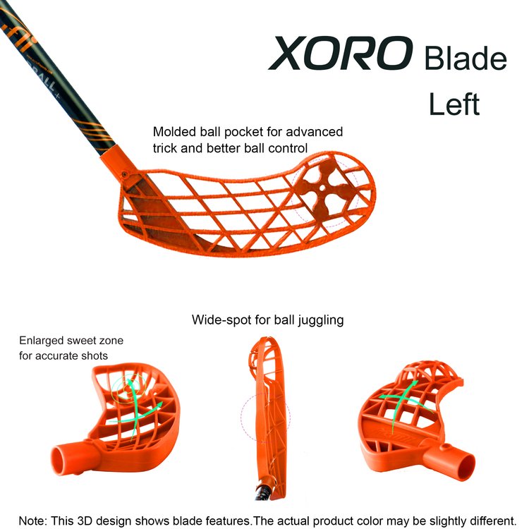 Xoro Accufli Floorball Sticks Ball And Goal