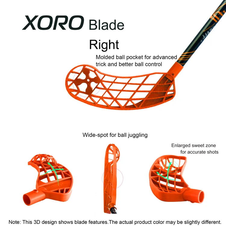 Xoro Accufli Floorball Sticks Ball And Goal