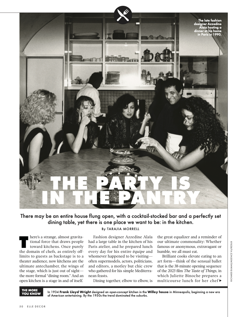 Elle Décor: The Party Is In The Pantry