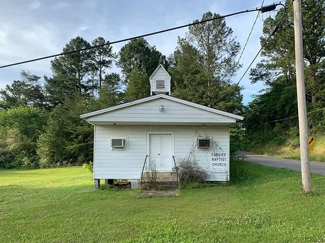 The only human being I uttered a word to today was a tiny kid that pointed a toy gun at me as I drove down this street in Cardiff, Alabama.