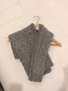-Fold the arm portion over -Voilà! No more bumps, no more sagging sweaters