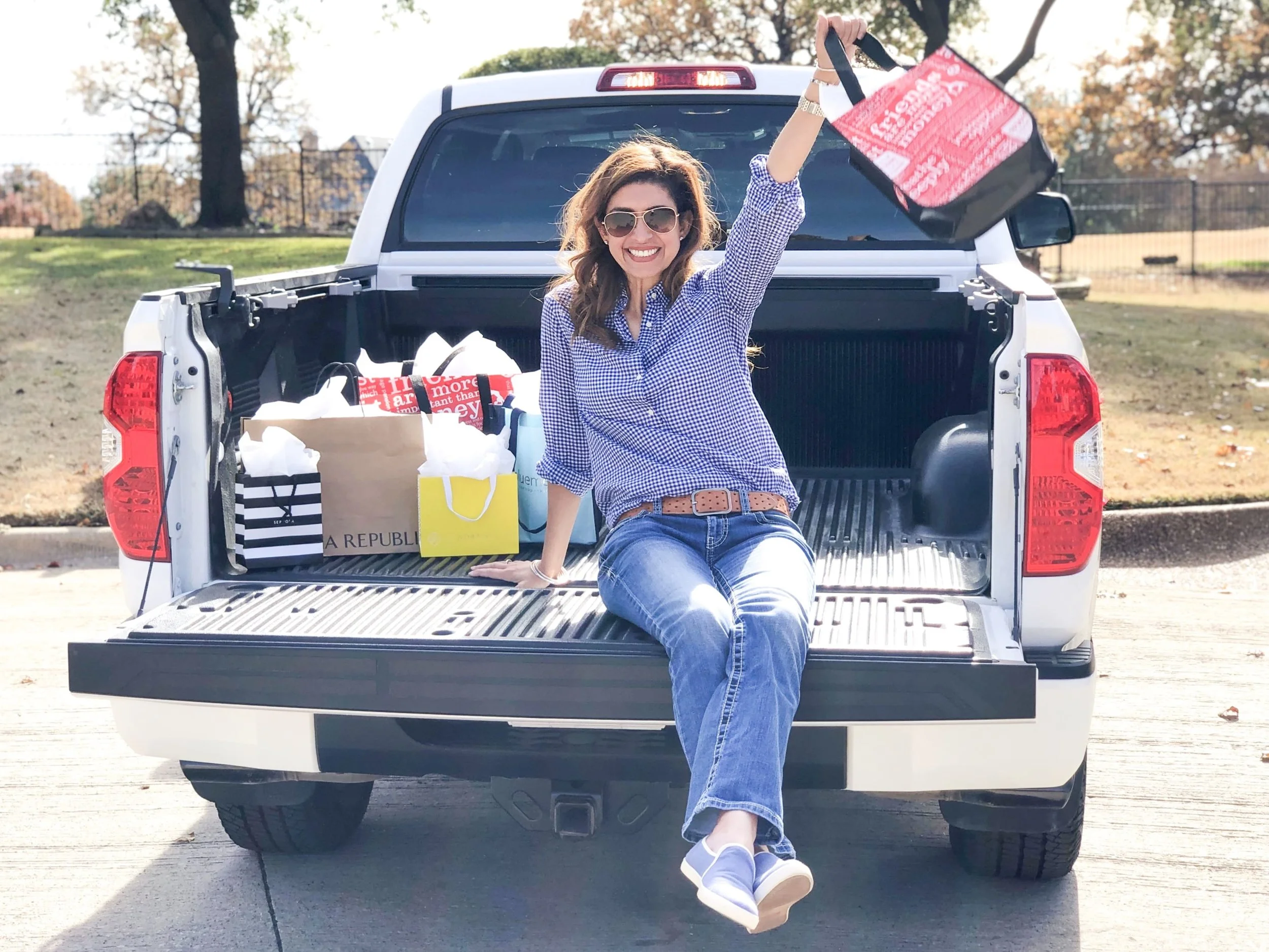 The 2019 Toyota Tundra TRD Pro CrewMax is perfect for a day of Black Friday shopping. Plenty of room for all the shopping bags! (Photo Credit: Kian Khalilian)