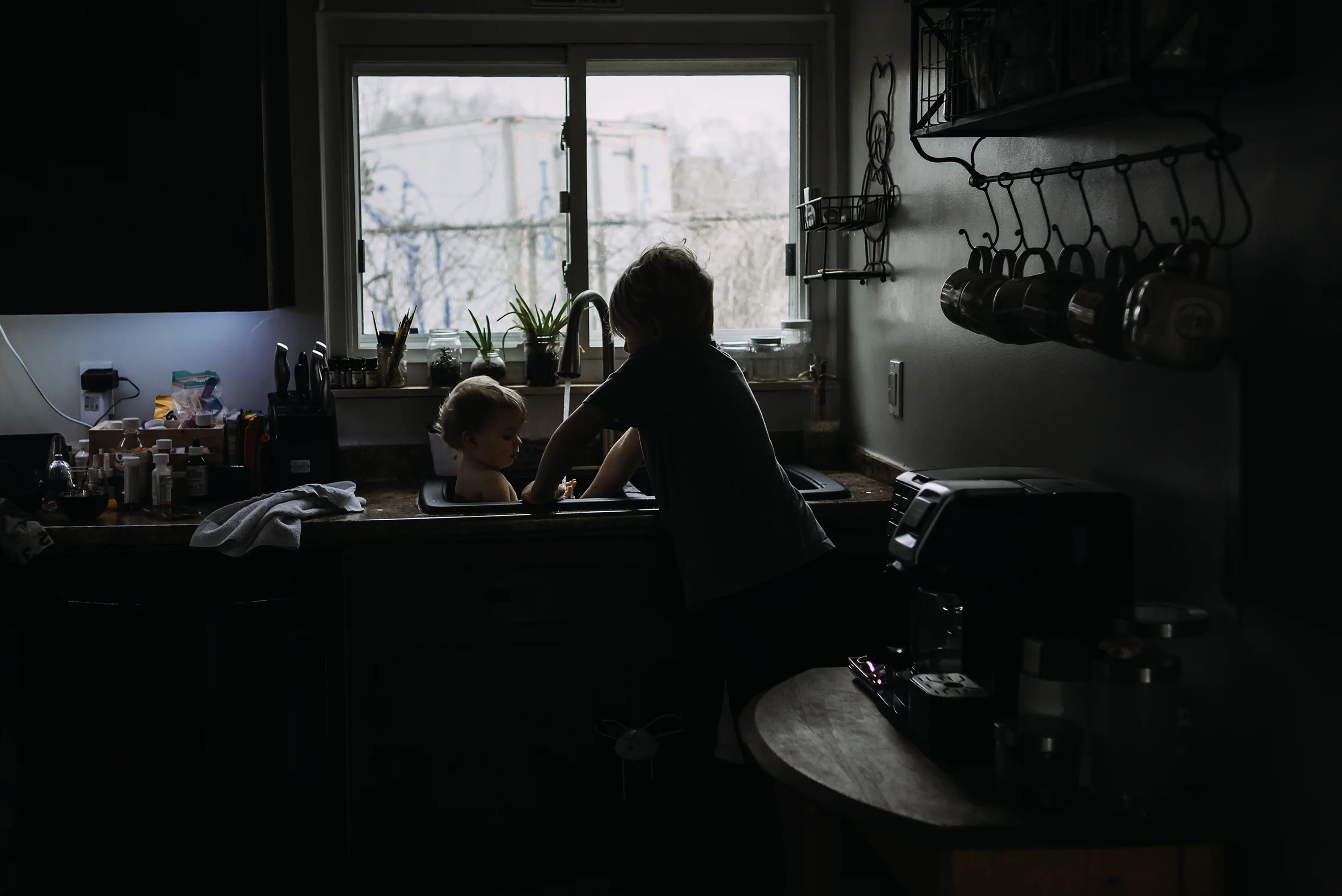 Again a darker, moodier edit than imagined but it somehow made the moment seem timeless and quiet, when in reality they were crazy and making a mess everywhere!