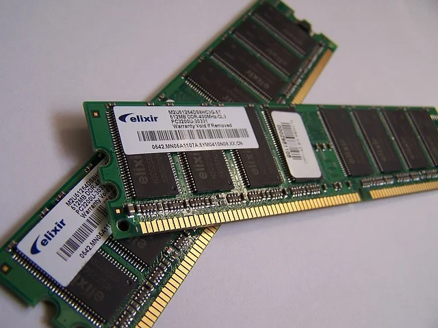 Common computer memory boards. Photo courtesy of pixabay.com.
