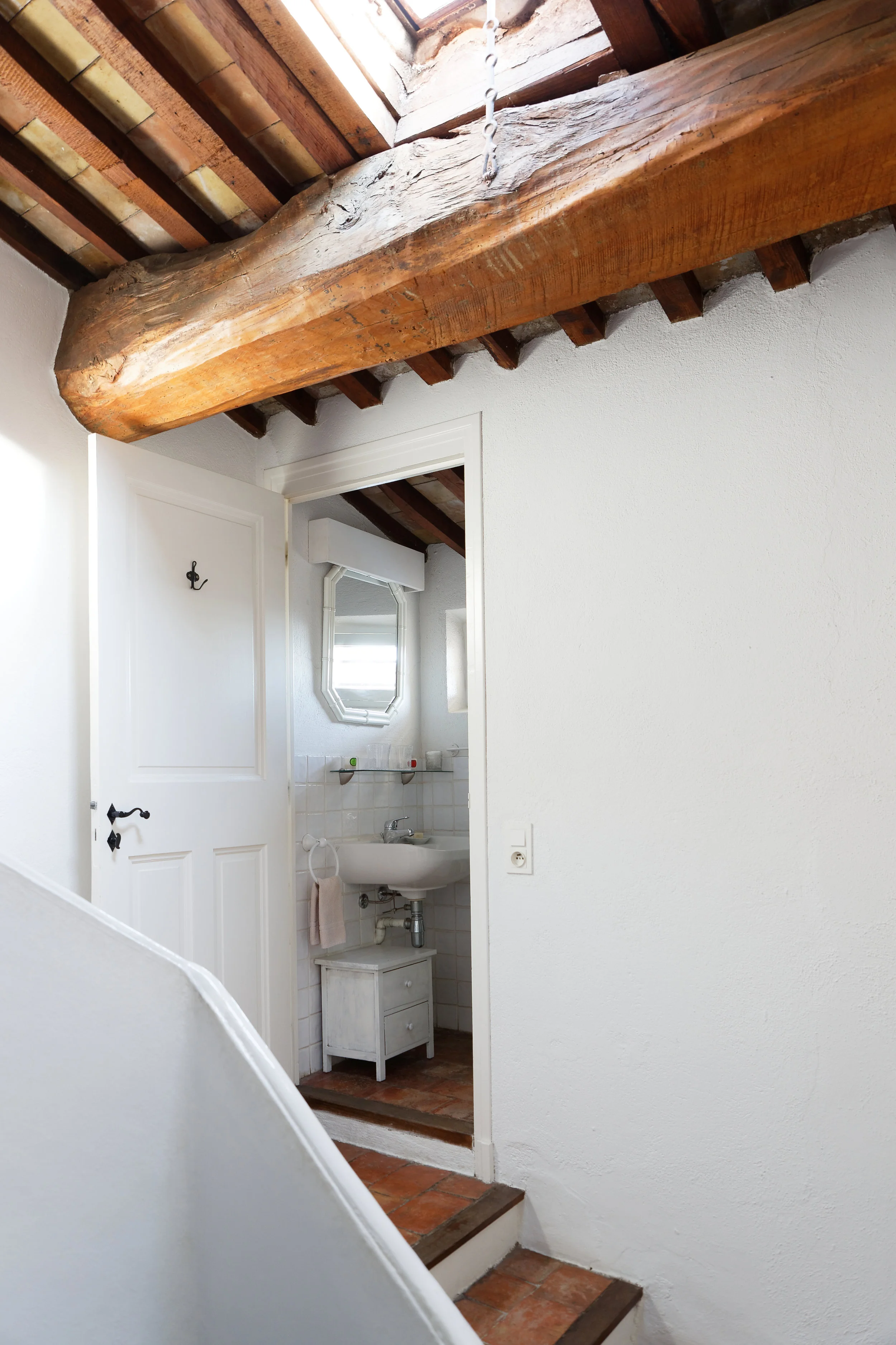 Photographie de la salle de bains privative de la chambre du Château