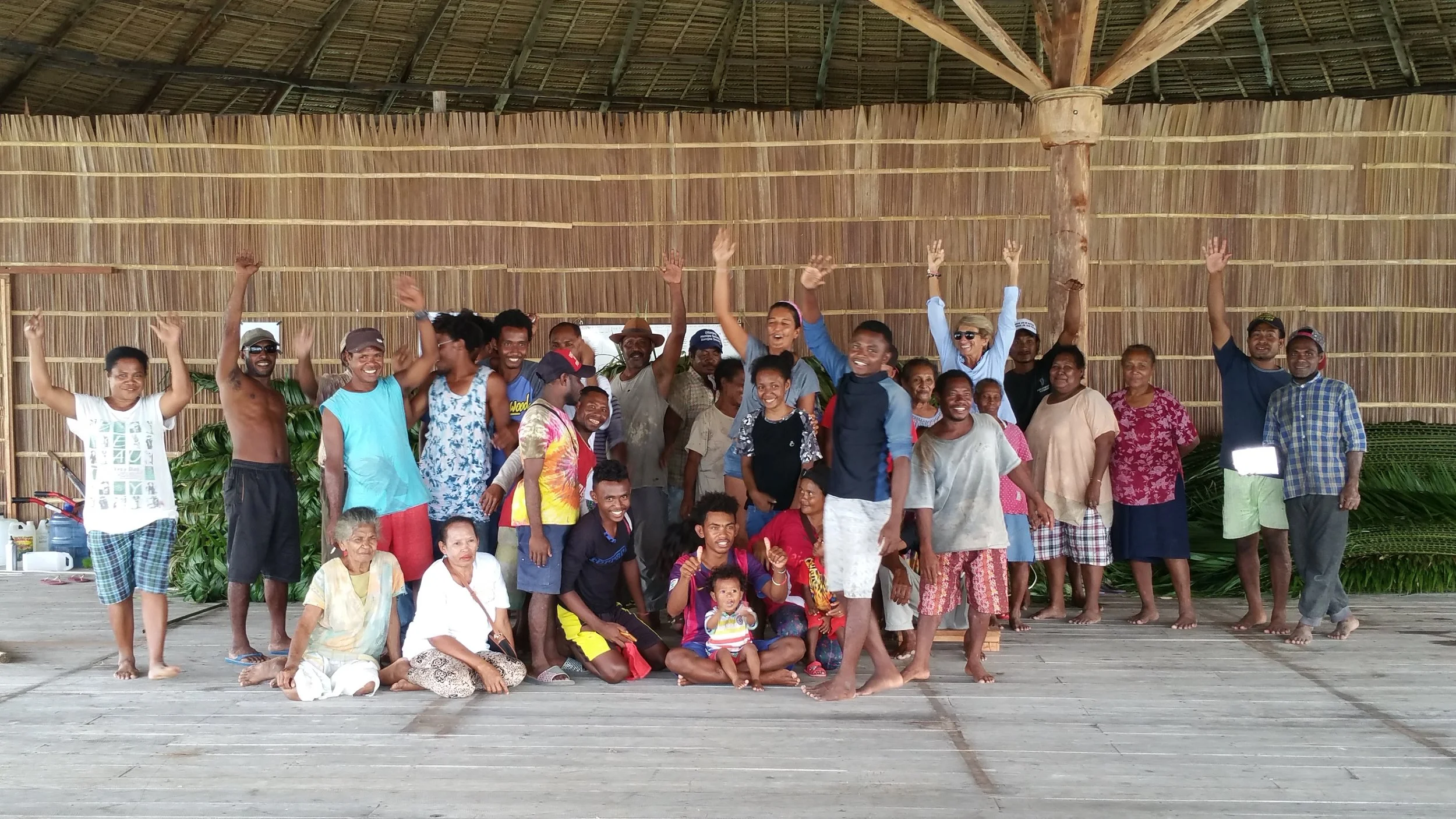Connecting with the local community of Papuans at the MahaRaja Eco Dive Lodge, Raja Ampat