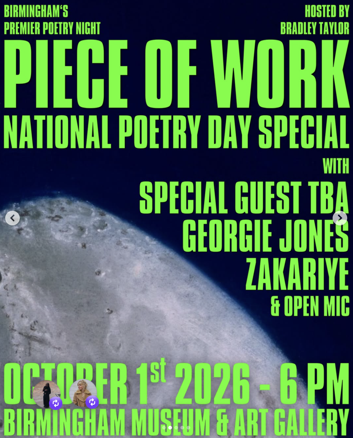 Piece of Work (National Poetry Day Special)