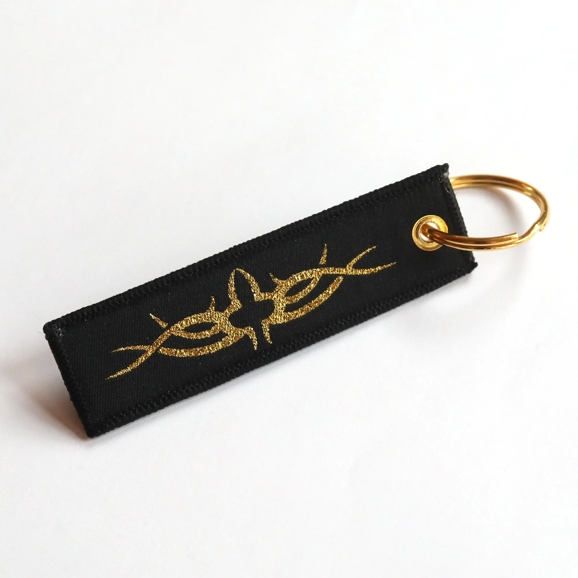 Gold Logo Keyring