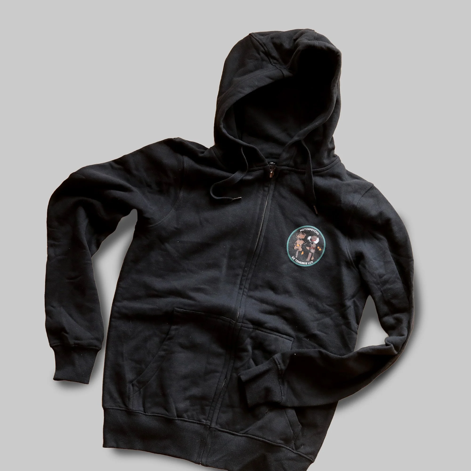 Black hoodie - Ex tenebris lux