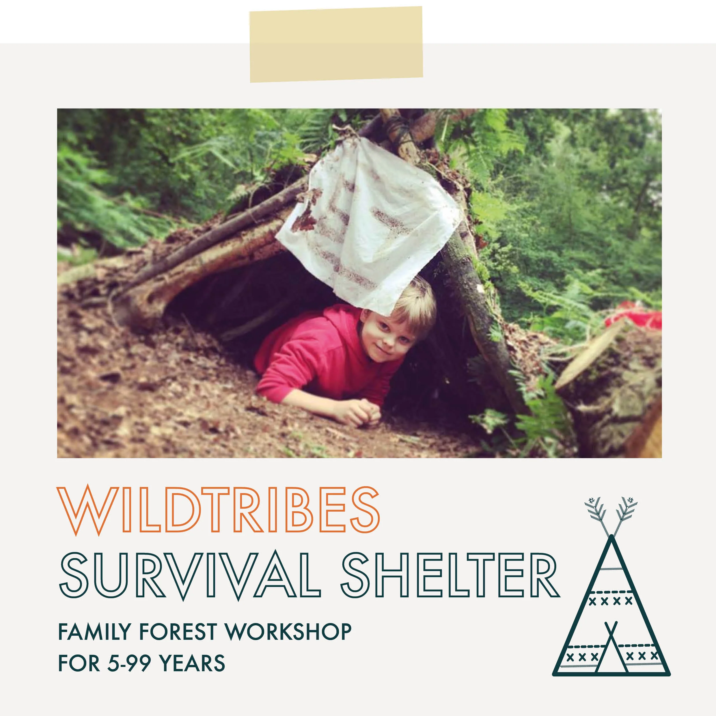 WildTribes: Forest Family Workshop: Survival Shelter