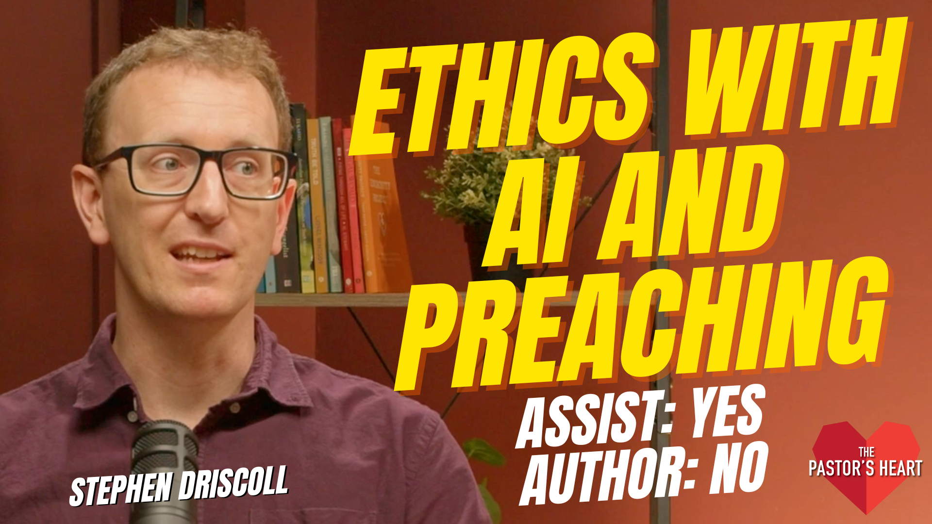 AI Ethics and Preaching: Plagiarism, Spiritual Formation &amp; Pastoral Voice - with Stephen Driscoll