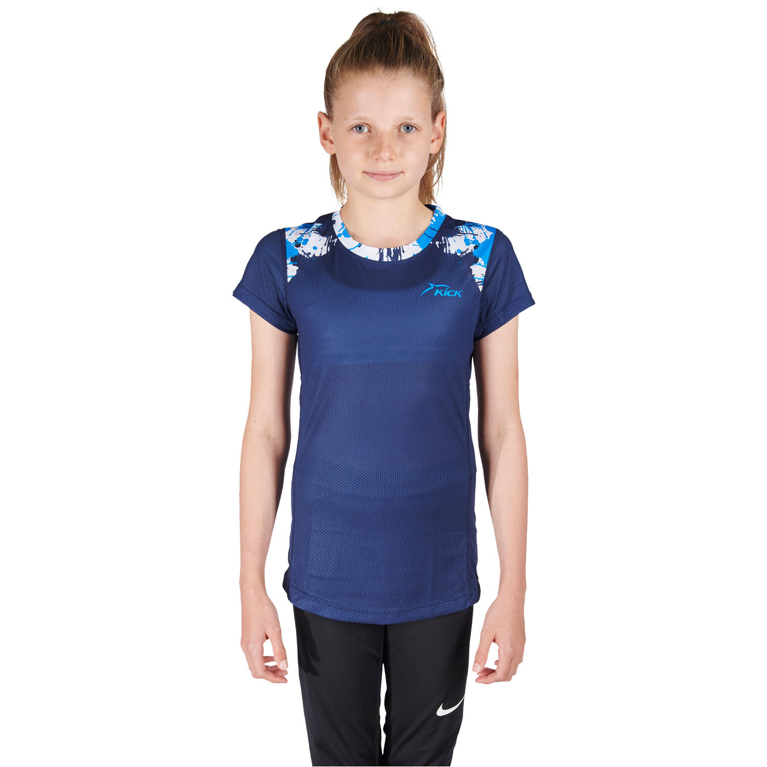 Buy Girls Short Sleeved Tech Tee | Tech Tops Kids | Dolphin Kick ...