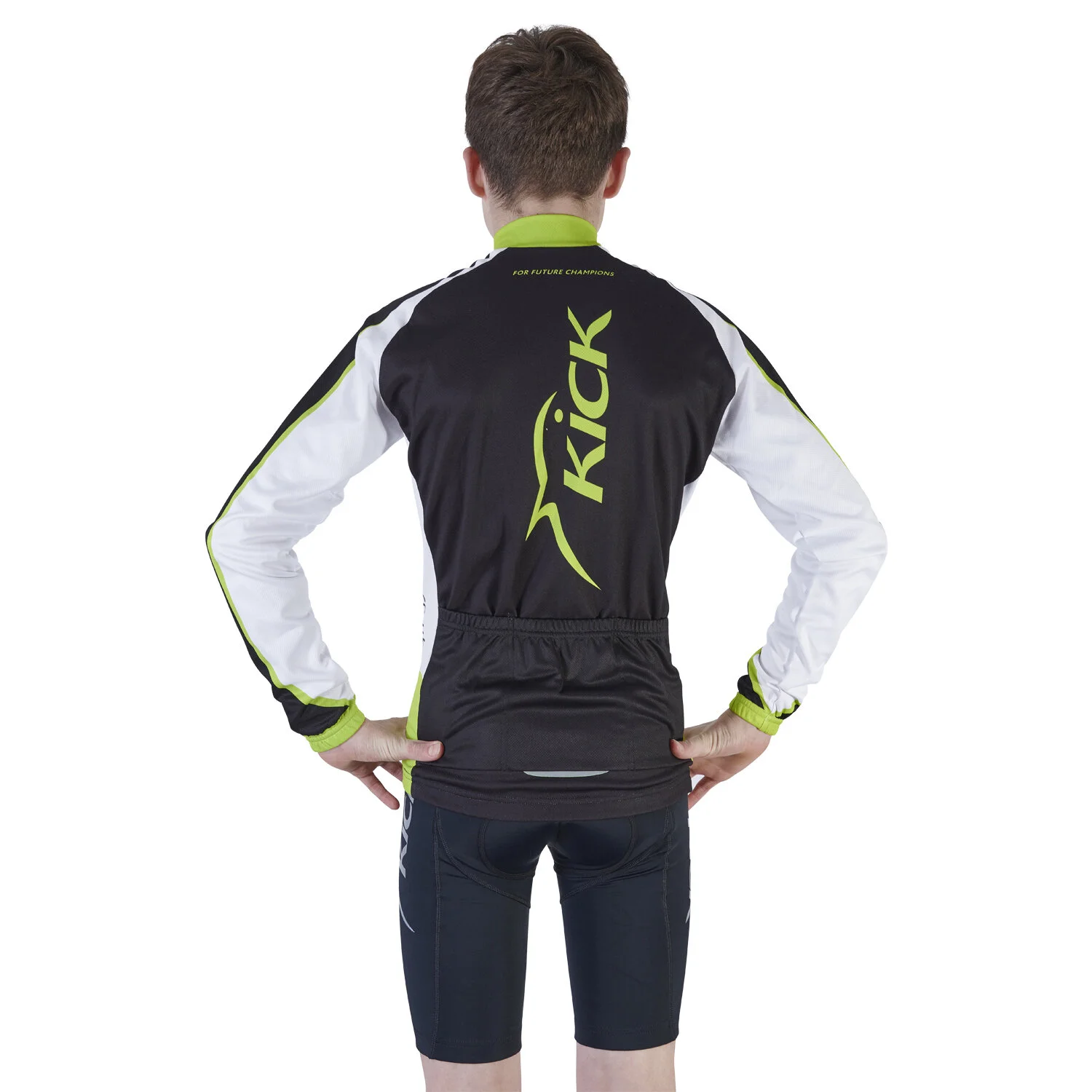 CYCLE SHORTS JERSEY - GREEN - BOY - 6264 (1).jpg