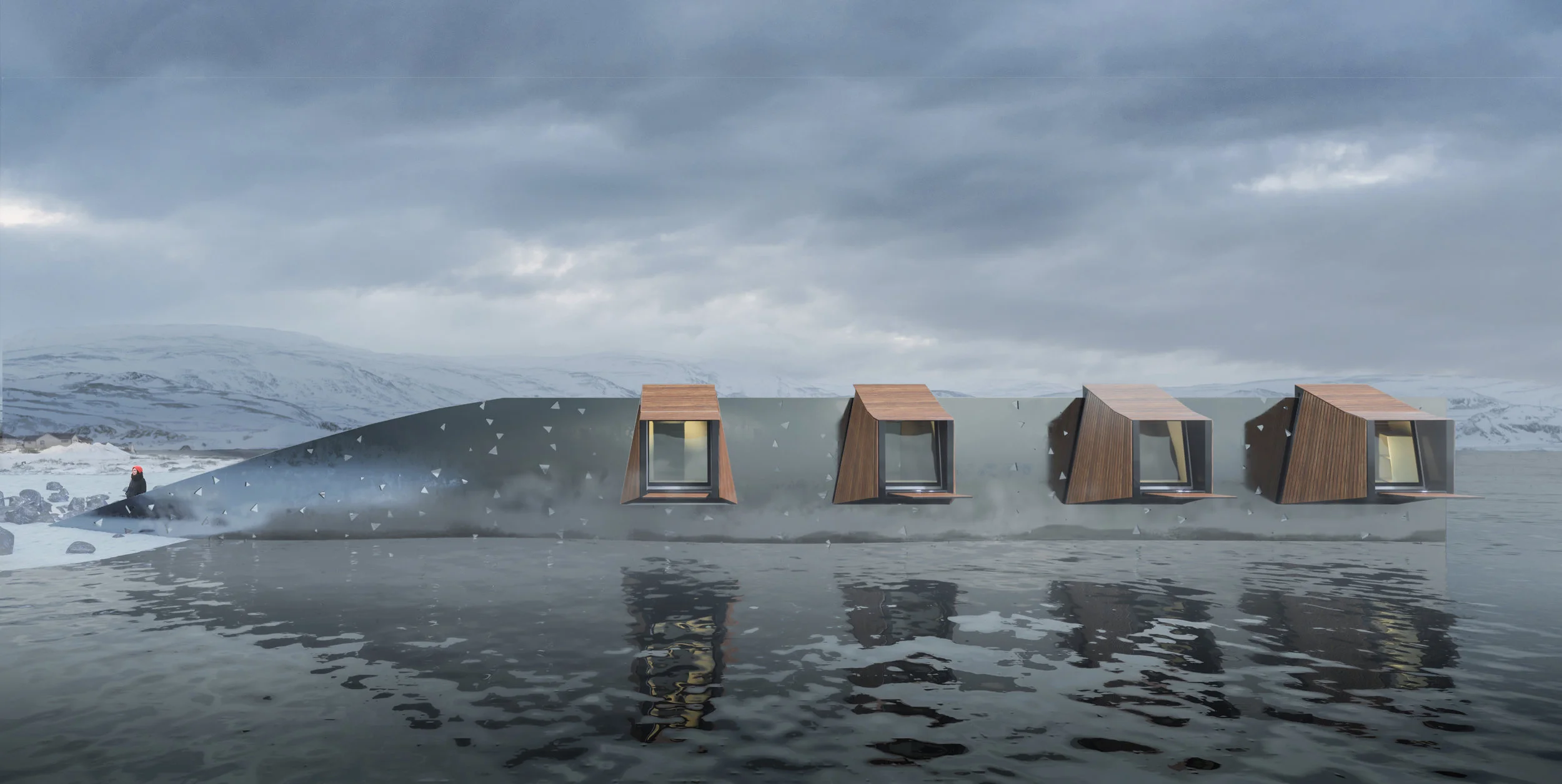 PREFAB HYTTE på sørøya