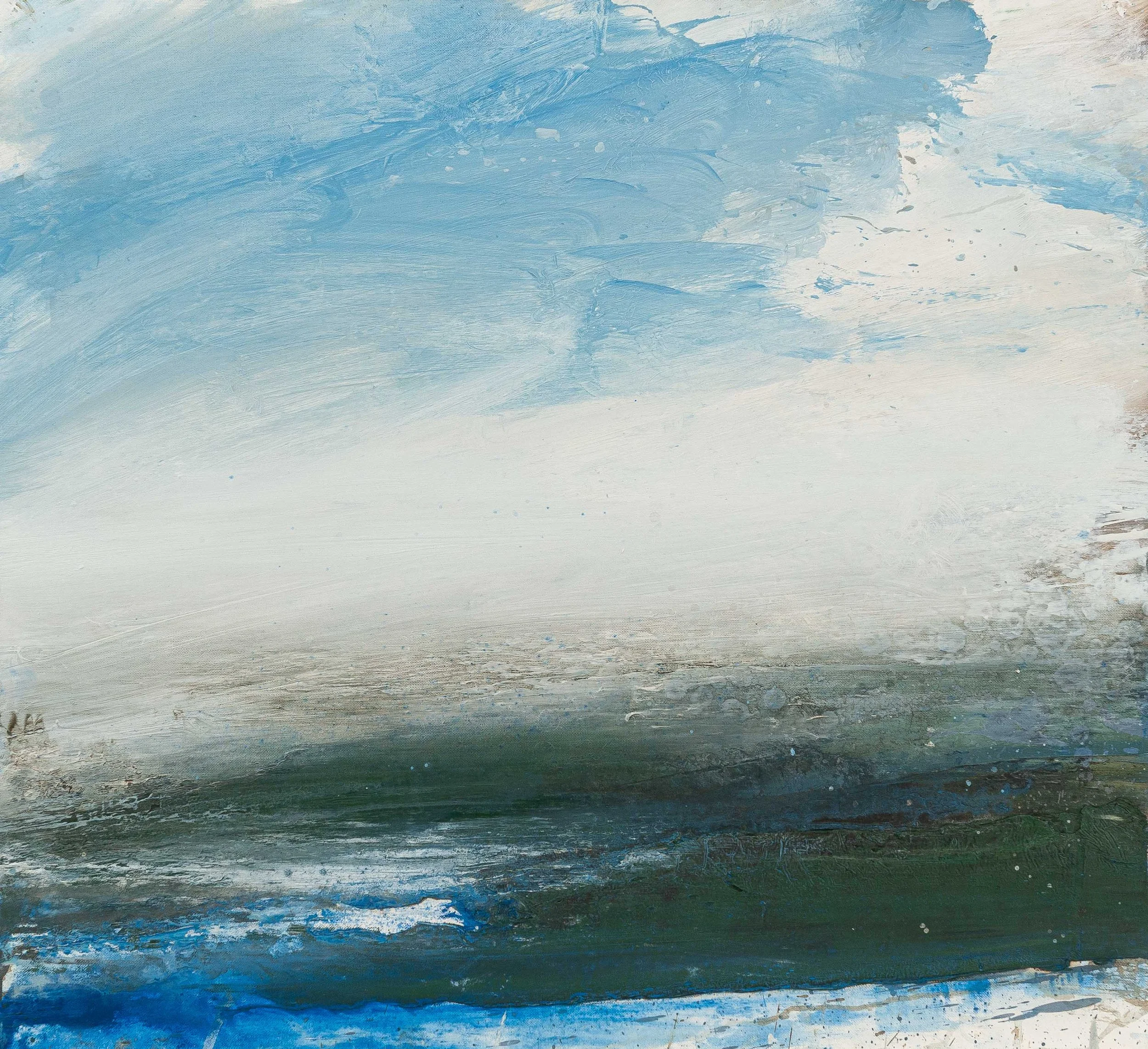 new series of contemporary abstract sea &amp; landscape paintings 