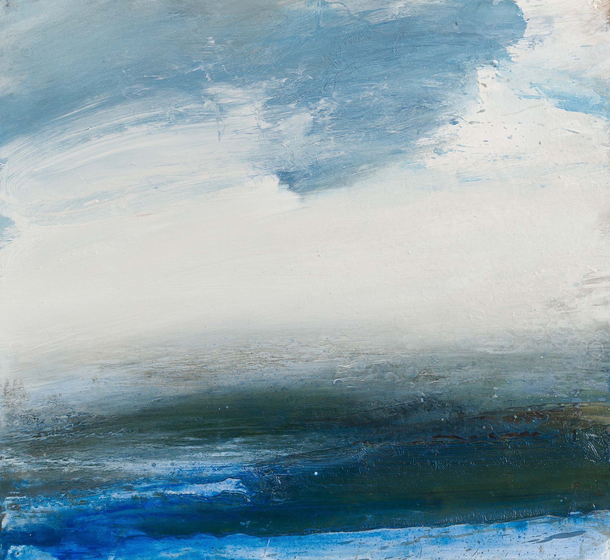 new series of contemporary abstract seascape paintings 
