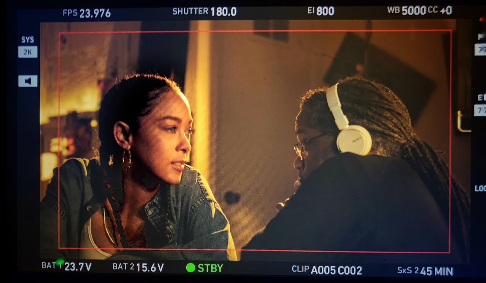 #SkinBabe Chaley Rose on the set of her upcoming film DINNER FOR TWO for TVONE.