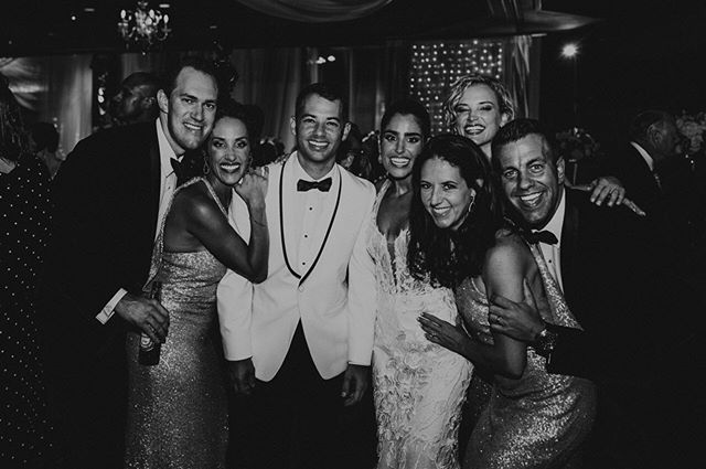 #tbt to a night of love, laughter and dancing! ✨ Thankful this is my forever crew 🖤 #johnandgtakeac 📸 :: @stintography