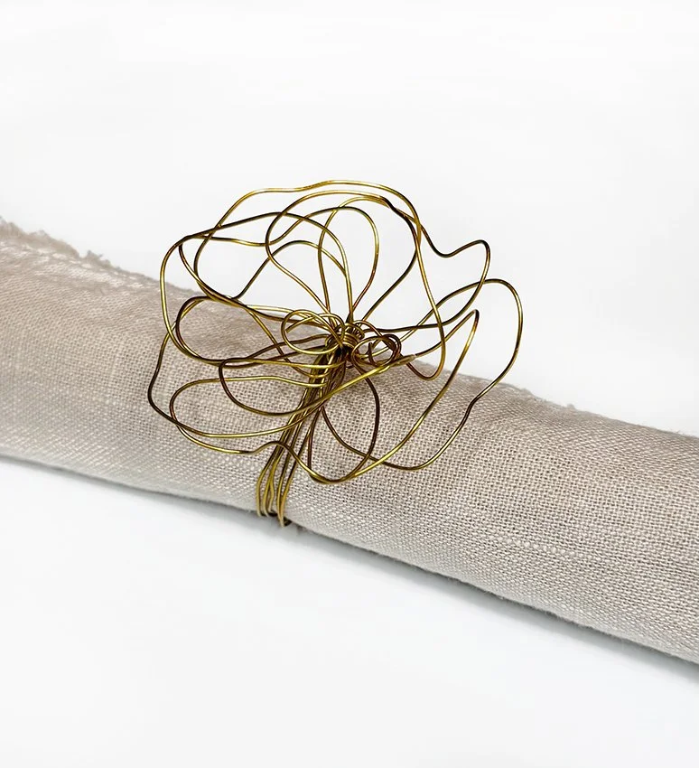 Servettringar Trådkonst wire art