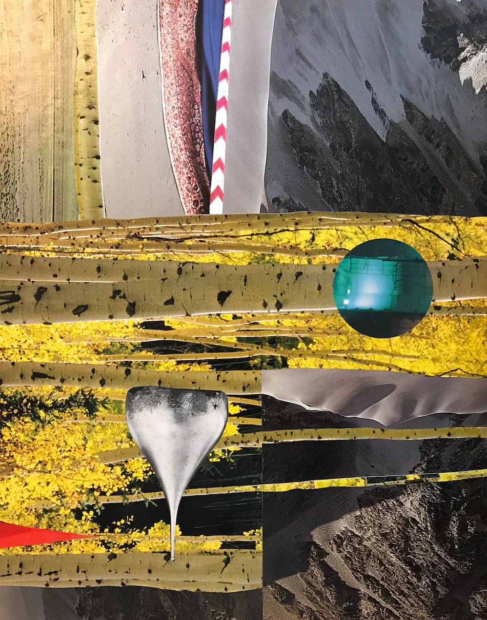 Collage (Delta) 11" x 14" 2017