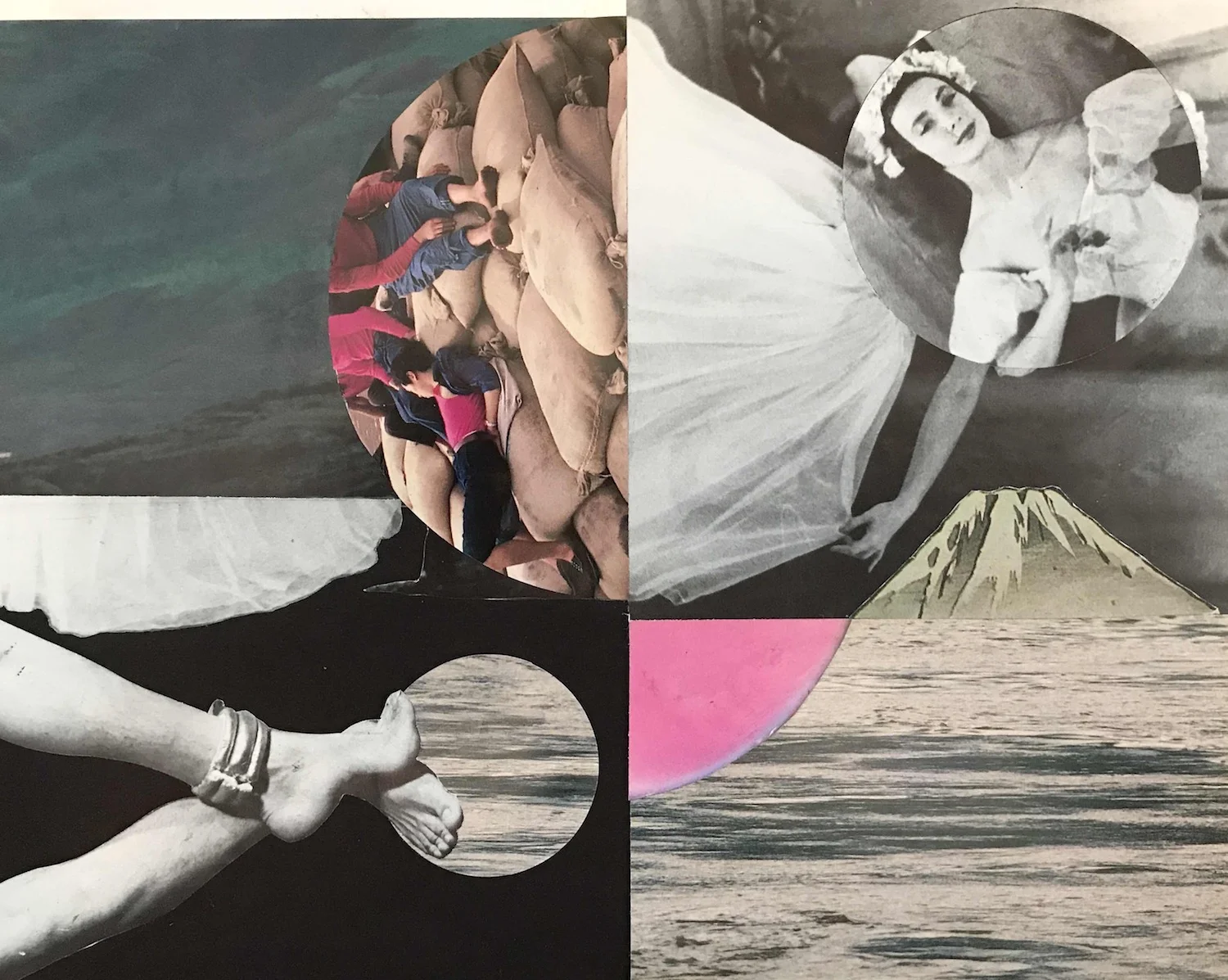 Collage (Fuji) from Opera.Ballet.Circus 9" x 12" 2017