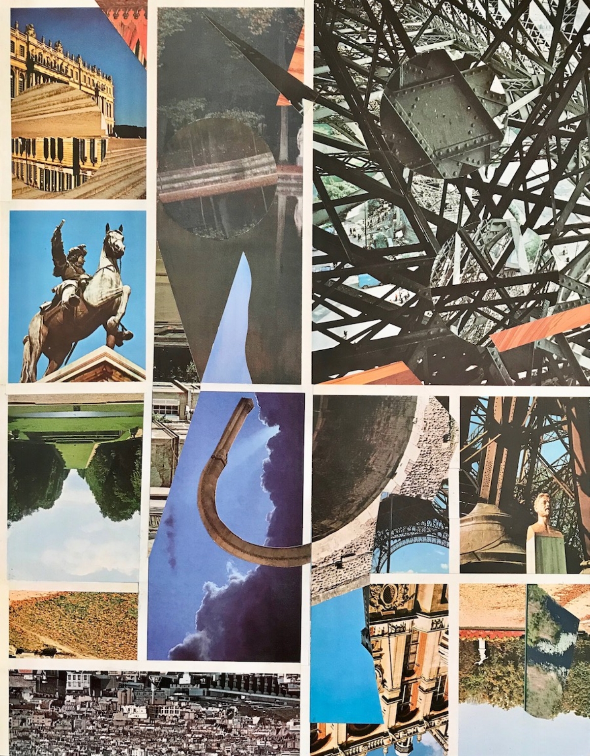 Collage (Onward) from Ulterior Landscapes 11" x 14" 2017