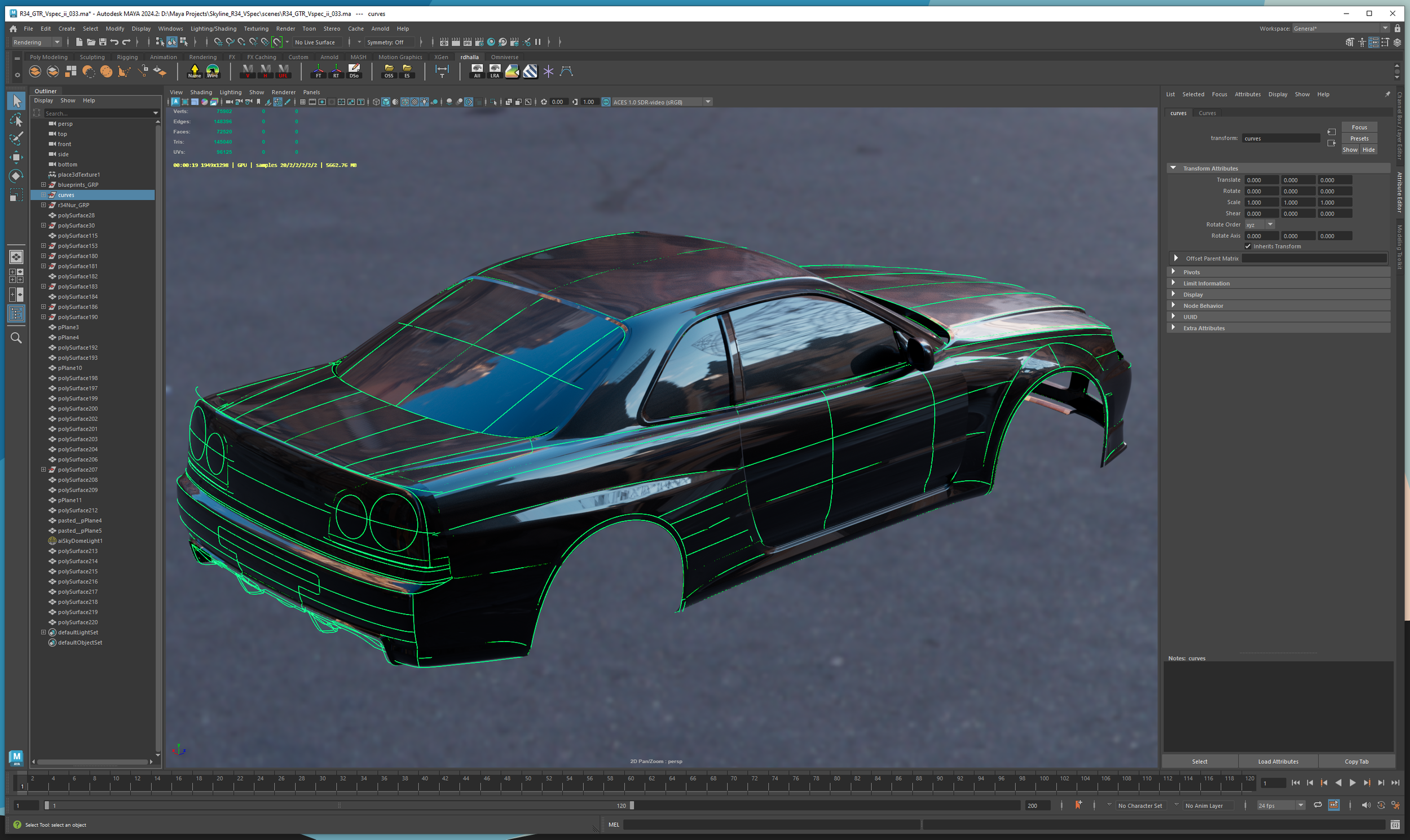 WIP: Nissan Skyline R34 GTR V-Spec II